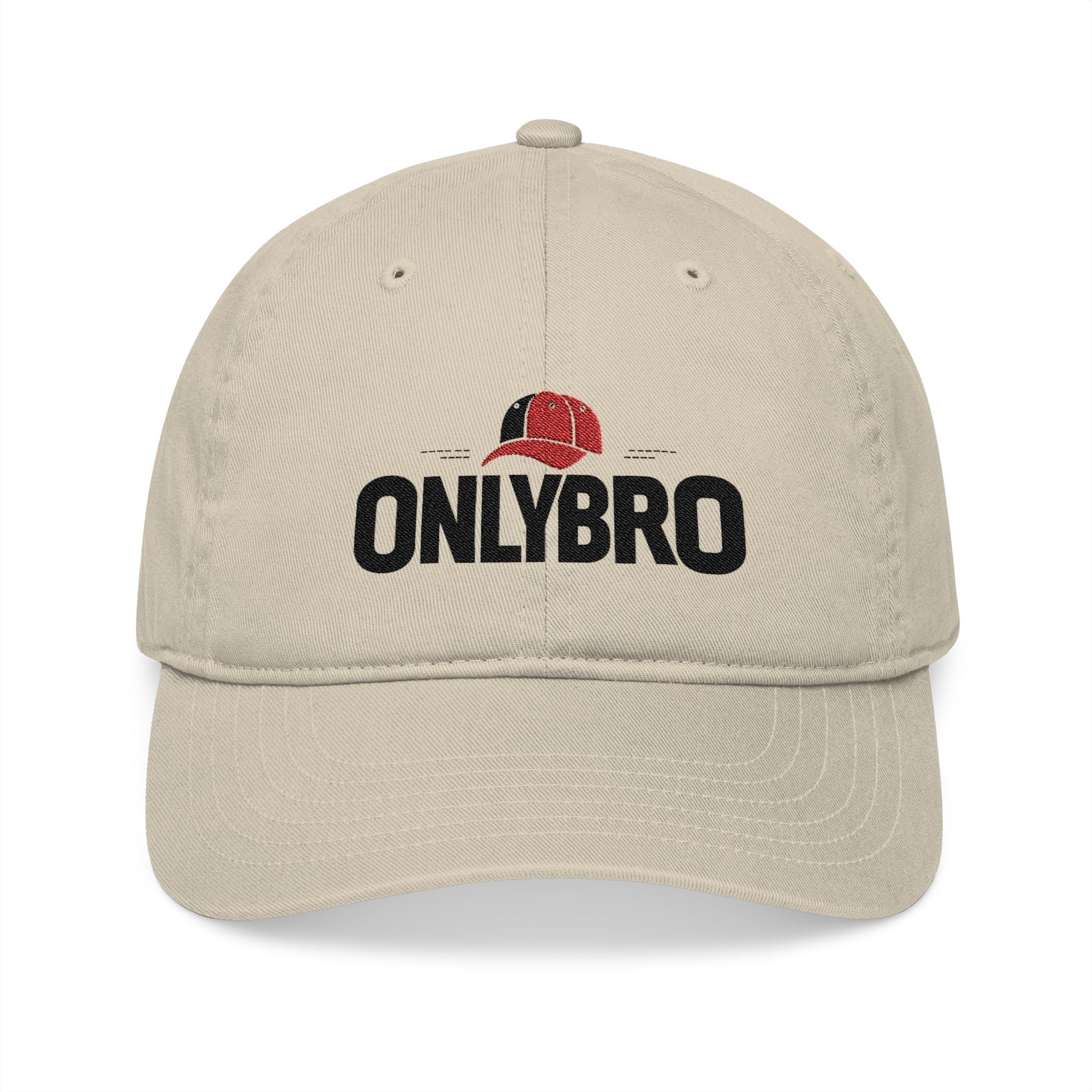 Czapka baseballowa organiczna z haftem „ONLYBRO”