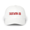 Klasyczna czapka taekwondo dla taty – regulowana biała czapka dla entuzjastów sztuk walki
