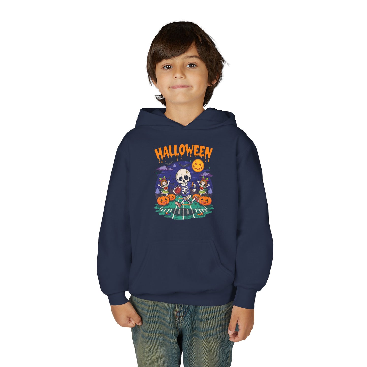 Kids Halloween Skeleton Youth Hoodie H15