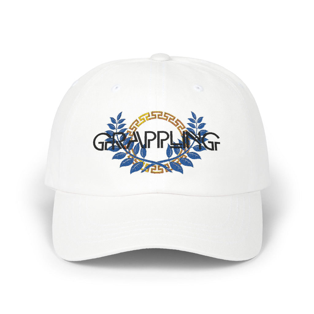 Czapka Grappling Classic Dad Cap – stylowa biała czapka z kwiatowym wzorem