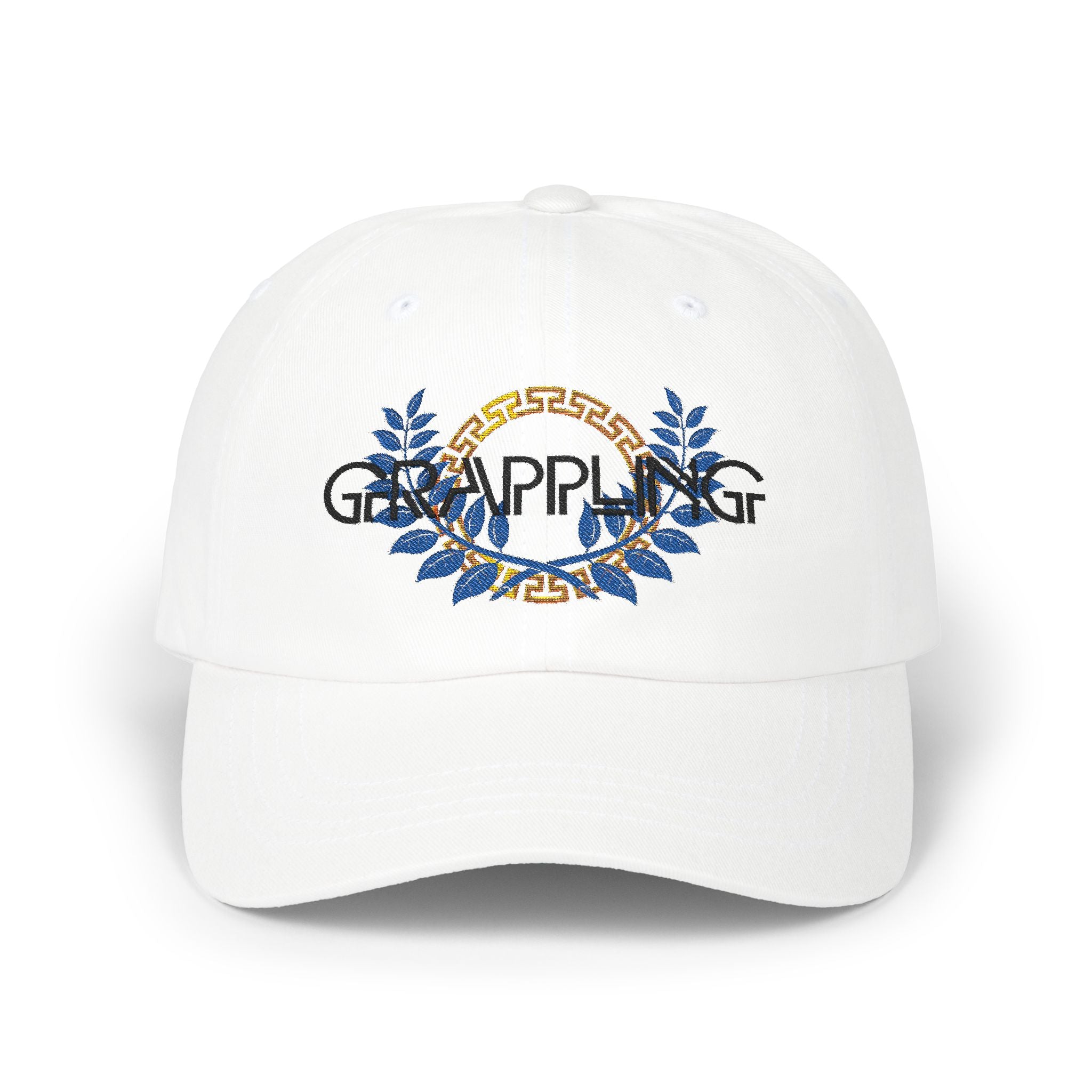 Czapka Grappling Classic Dad Cap – stylowa biała czapka z kwiatowym wzorem