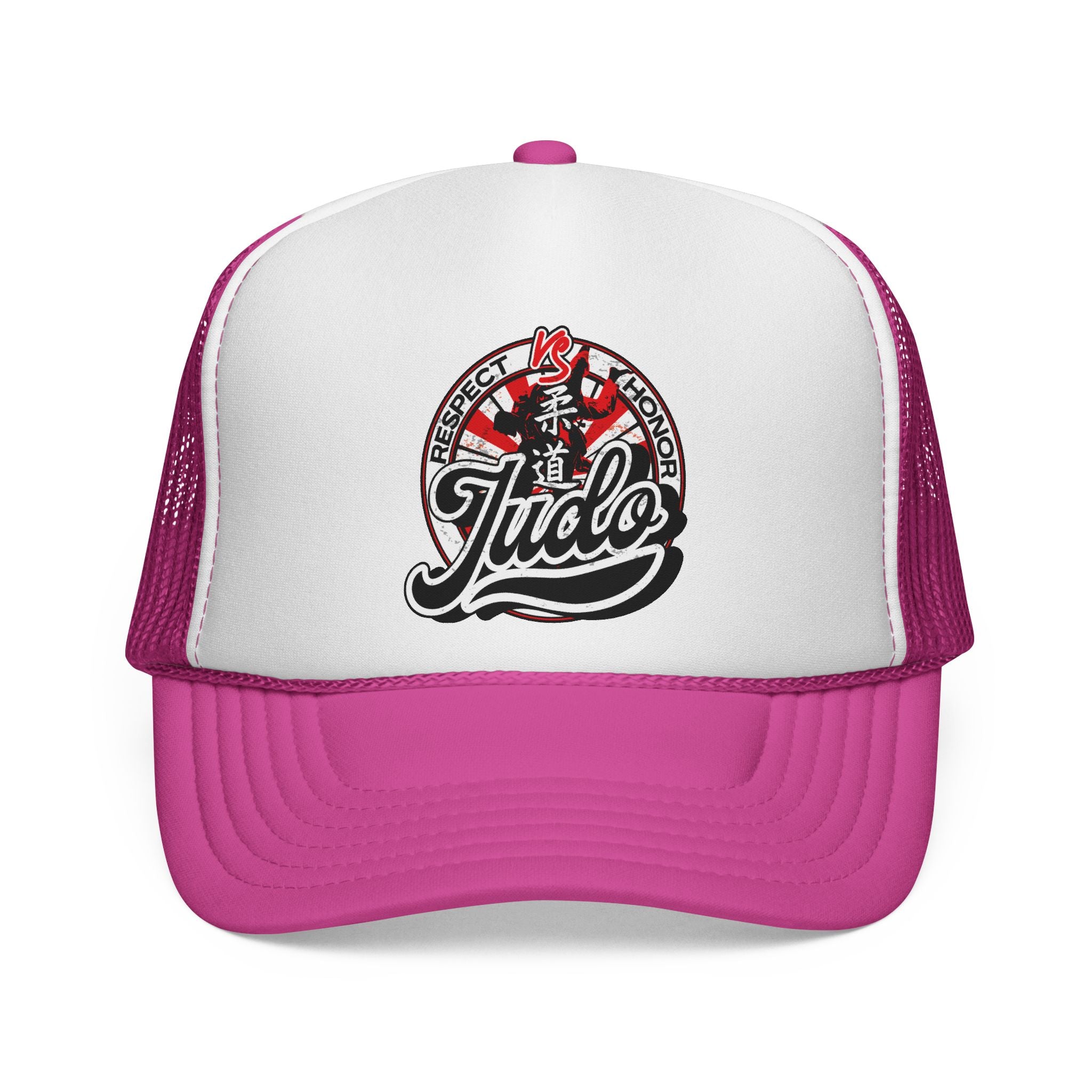 Czapka typu trucker z judo – czapka z siateczki Respect Honor Martial Arts