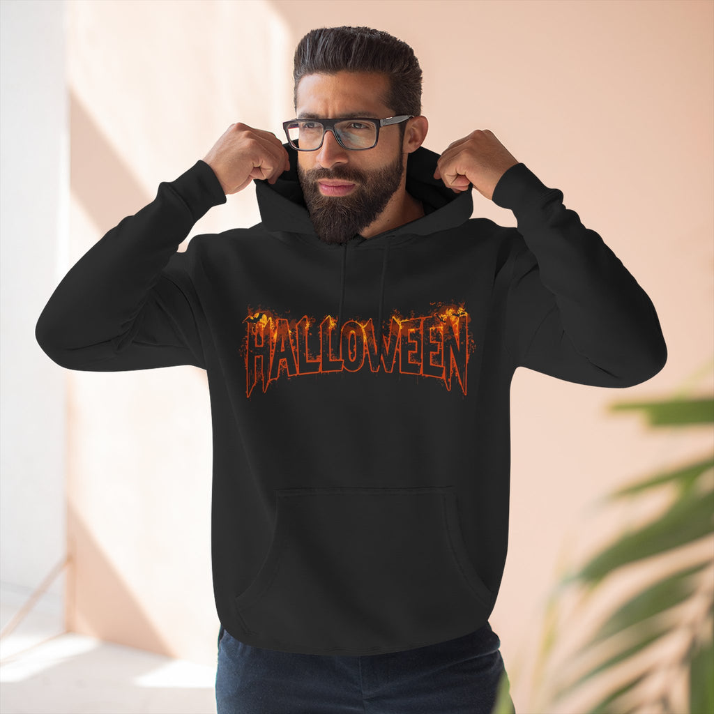 Męska bluza z kapturem z polaru trzypanelowego na Halloween H7