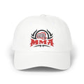 Czapka baseballowa MMA1 Classic Dad Cap – stylowa biała czapka z daszkiem z logo Fist