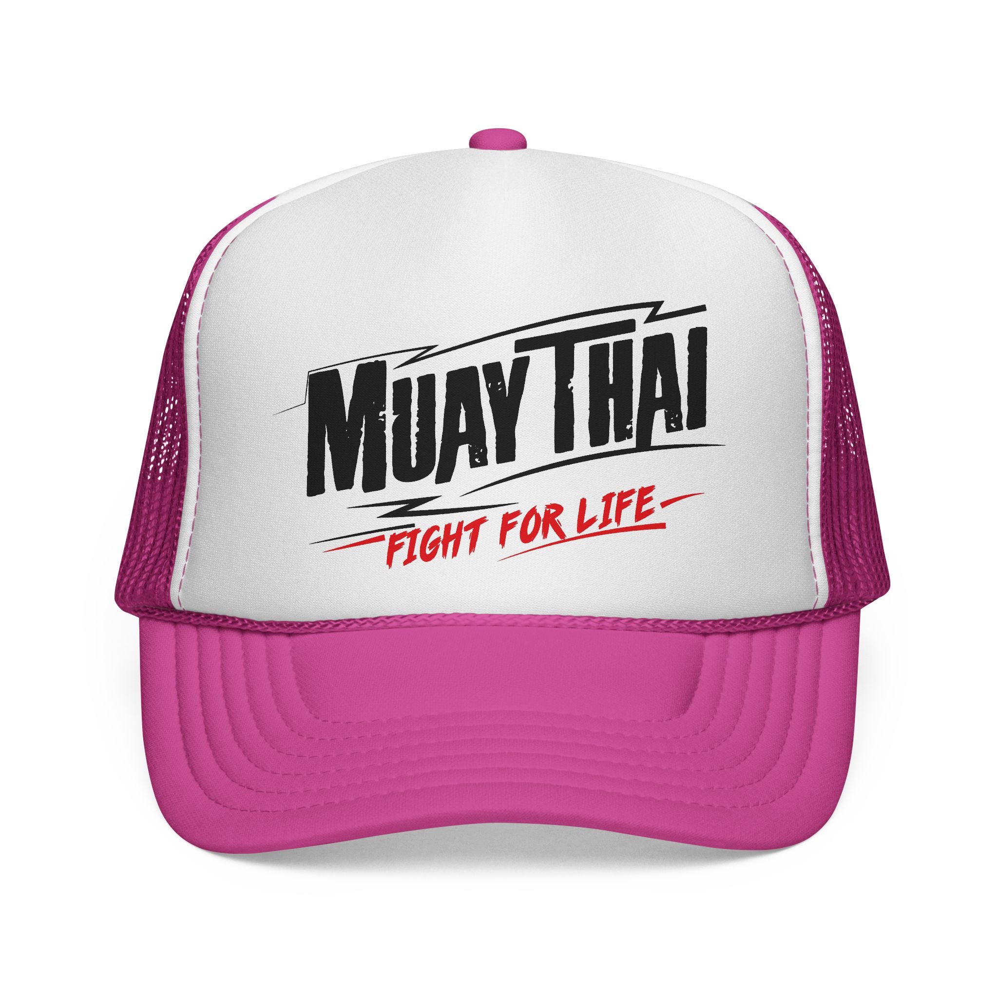 Czapka z daszkiem Muay Thai Trucker – siateczkowa czapka baseballowa „Fight For Life”