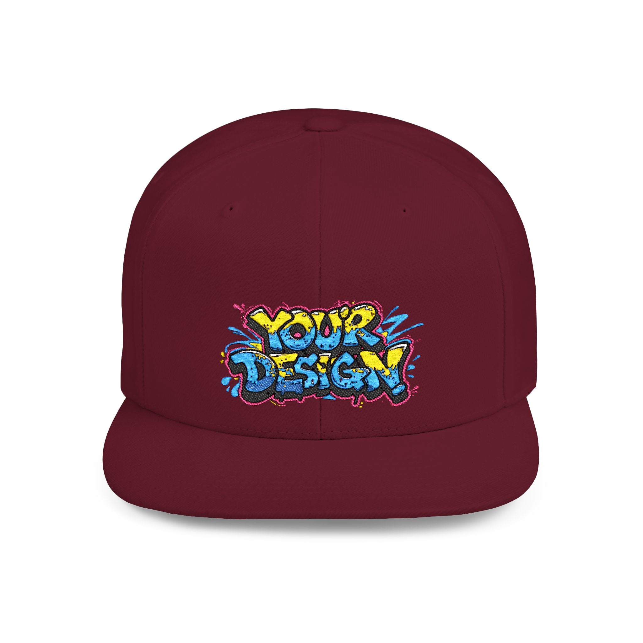 Personalizowana czapka typu snapback z płaskim daszkiem – spersonalizowana czapka