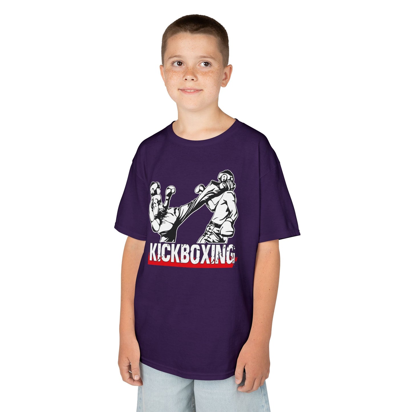 Kids Kickboxing Cotton T-Shirt OnlyBro KB8