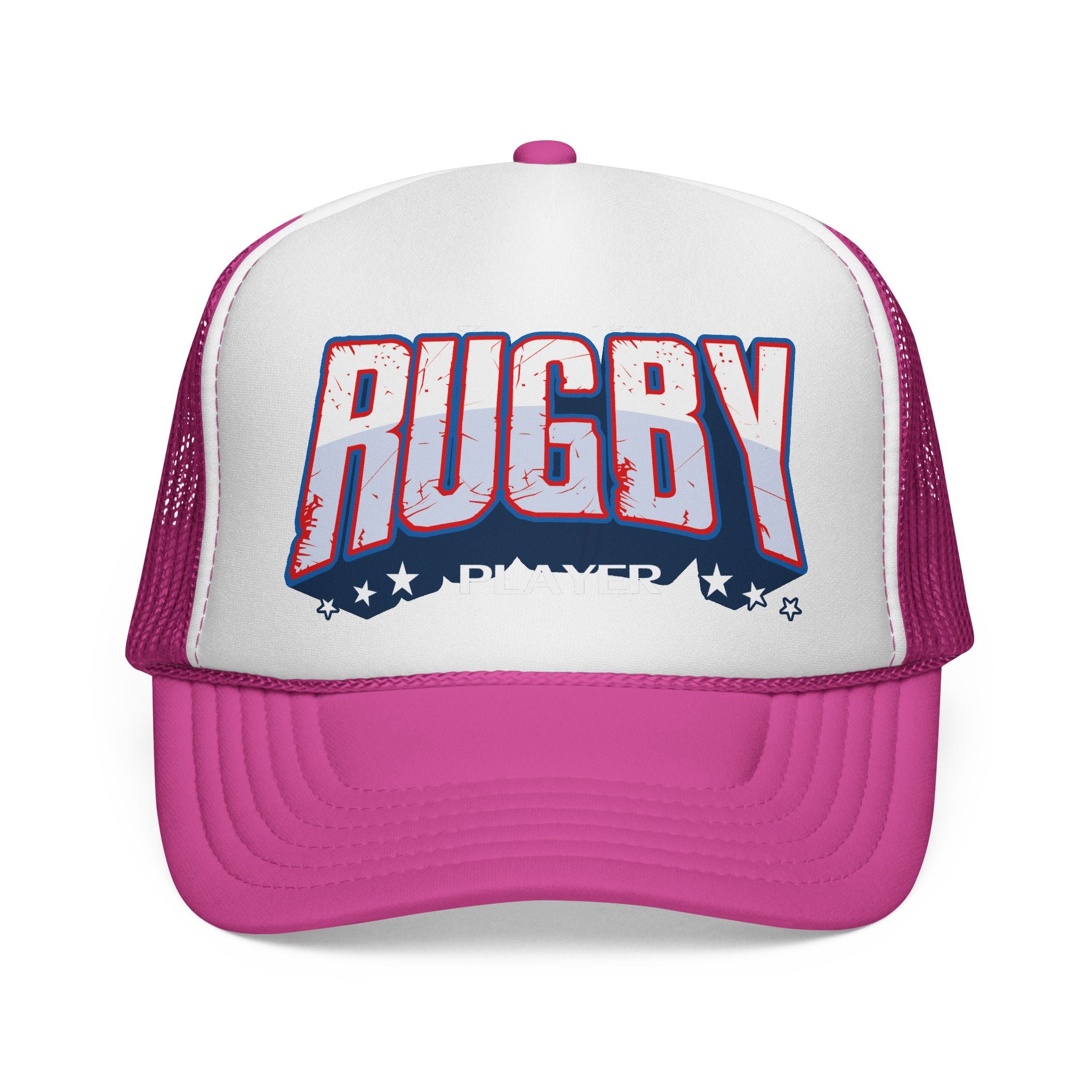 Czapka typu trucker do rugby — stylowa, sportowa czapka z siateczki dla graczy i kibiców