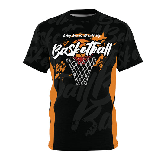 Basketball Graphic Tee — "Everything's Possible" Hoop Design