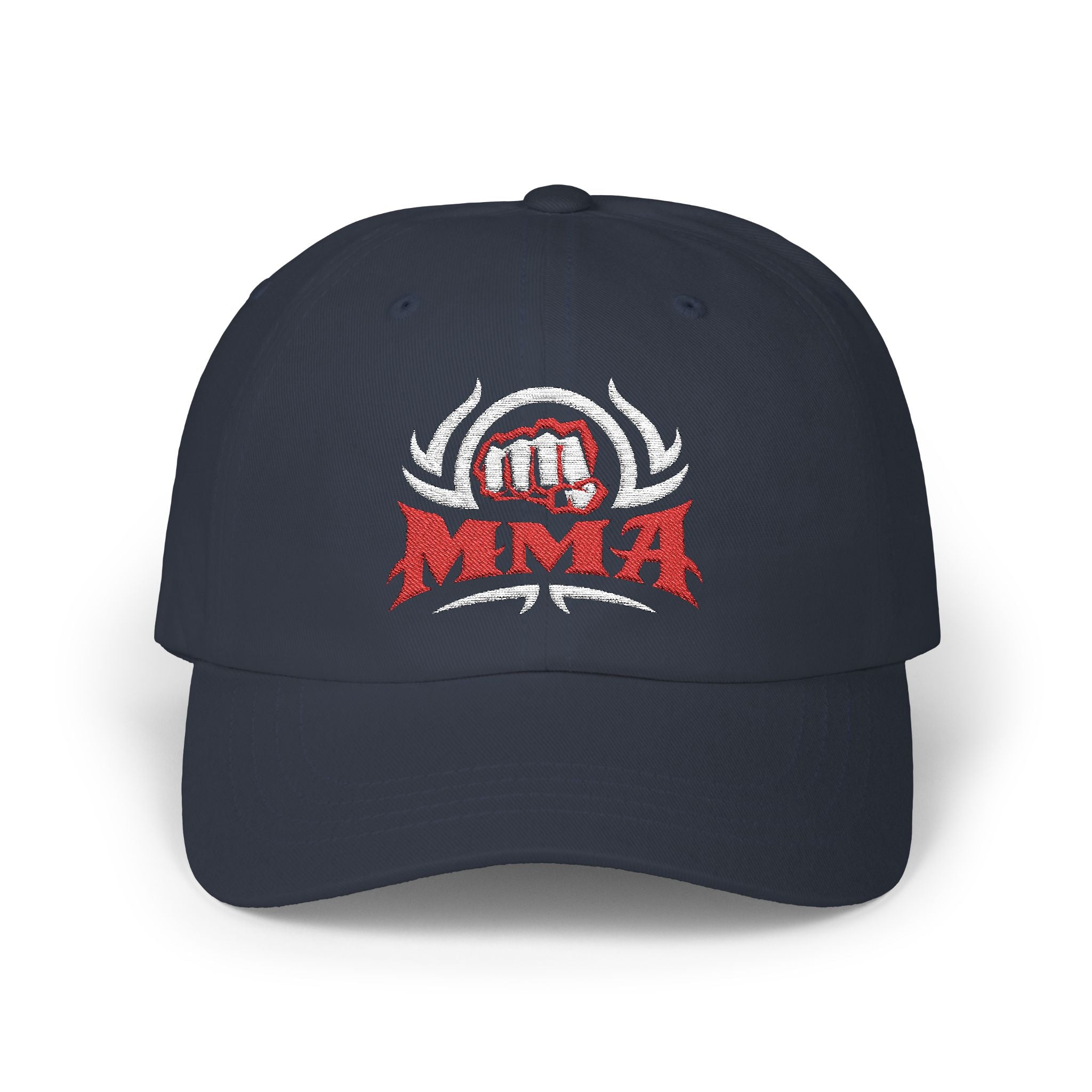 Czapka baseballowa MMA1 v2 Classic Dad Cap – haftowana, regulowana czapka bejsbolówka dla zawodników i kibiców