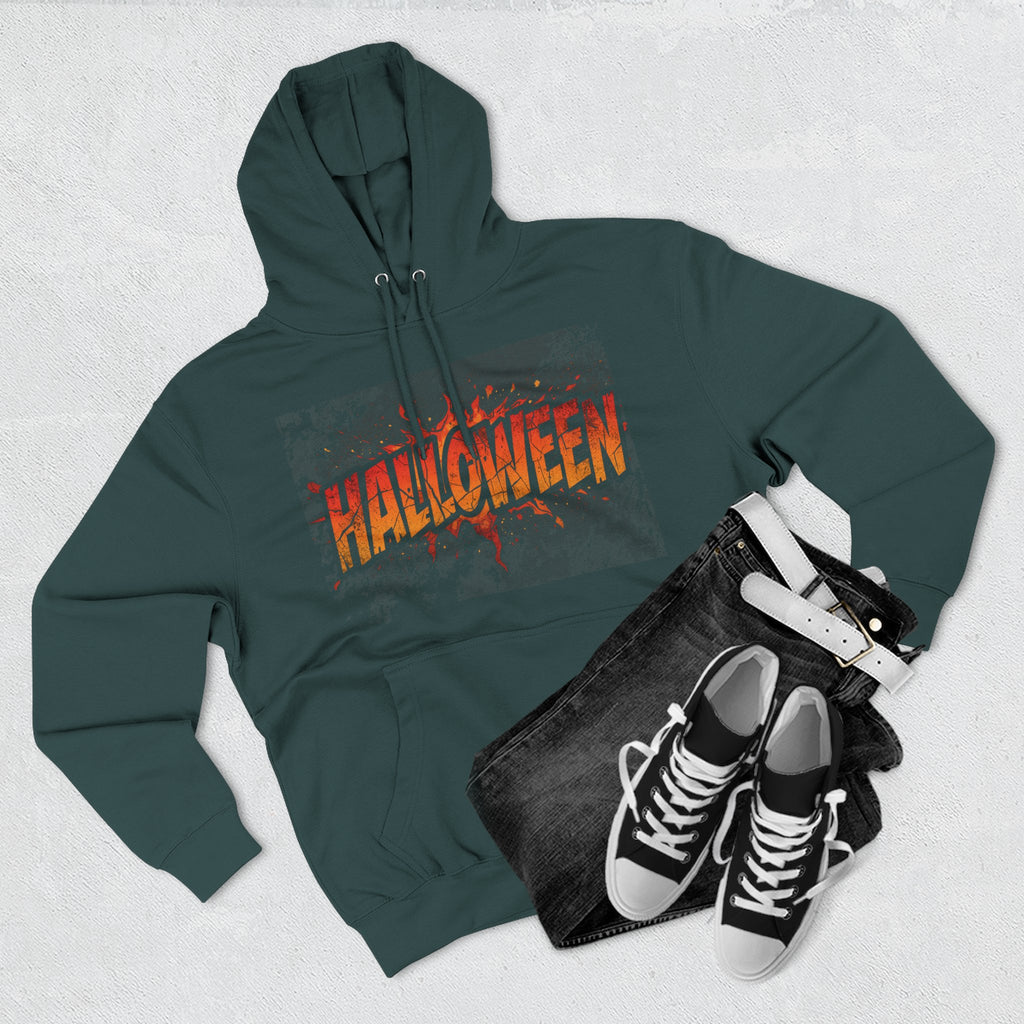 Halloween Football Fleece Hoodie H14