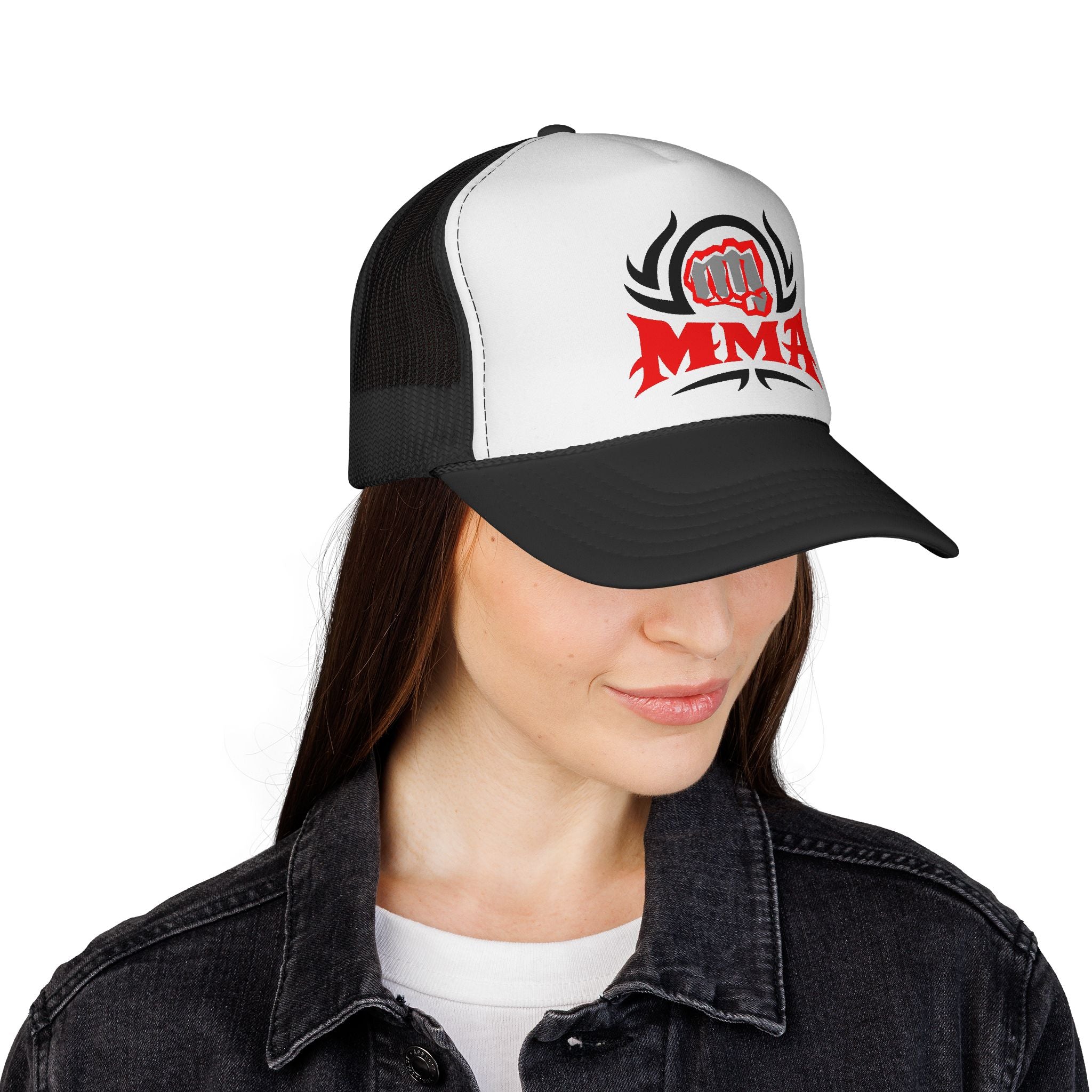 MMA Fist Trucker Cap – Mixed Martial Arts Mesh-Back Hat