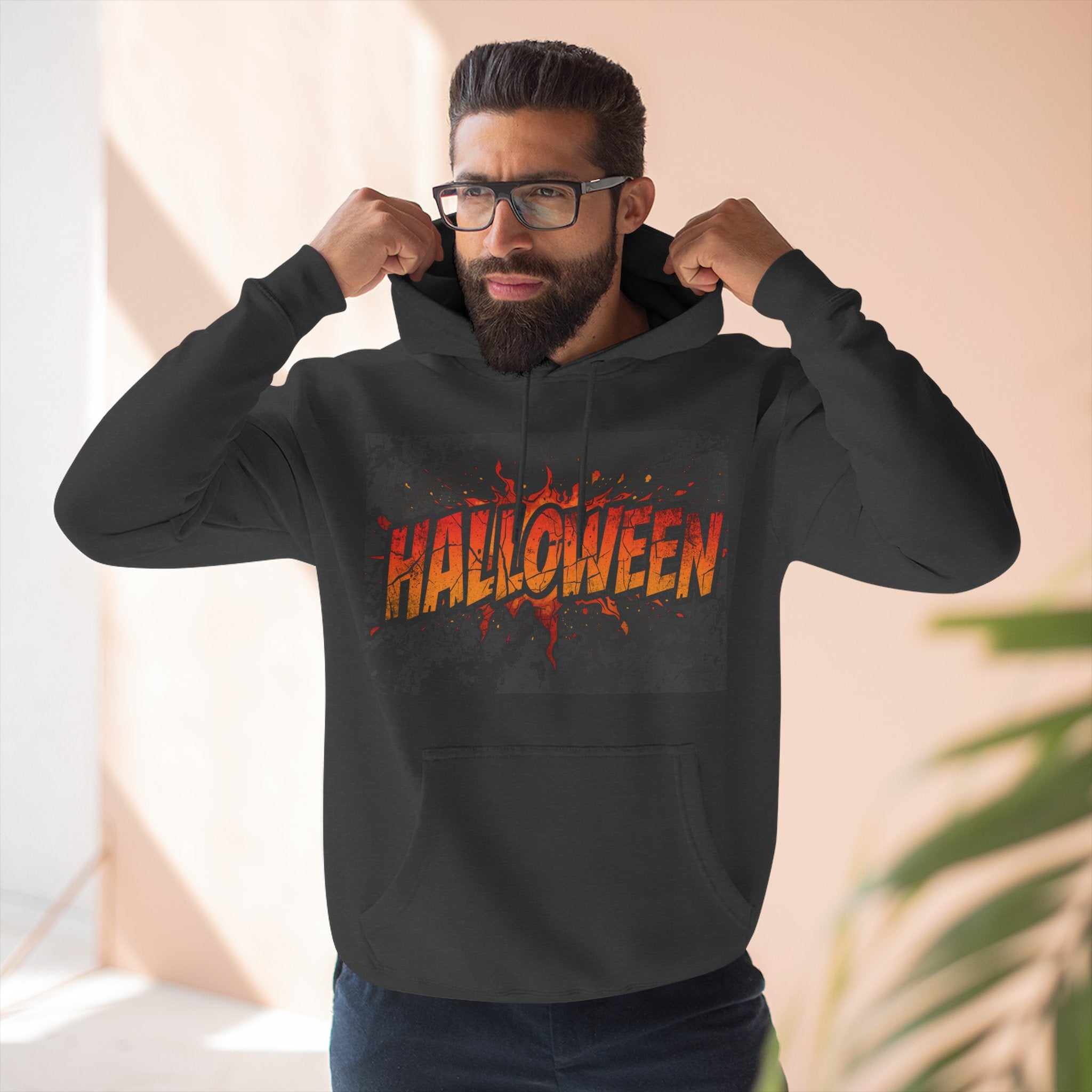 Bluza z kapturem z polaru Halloween Football H14