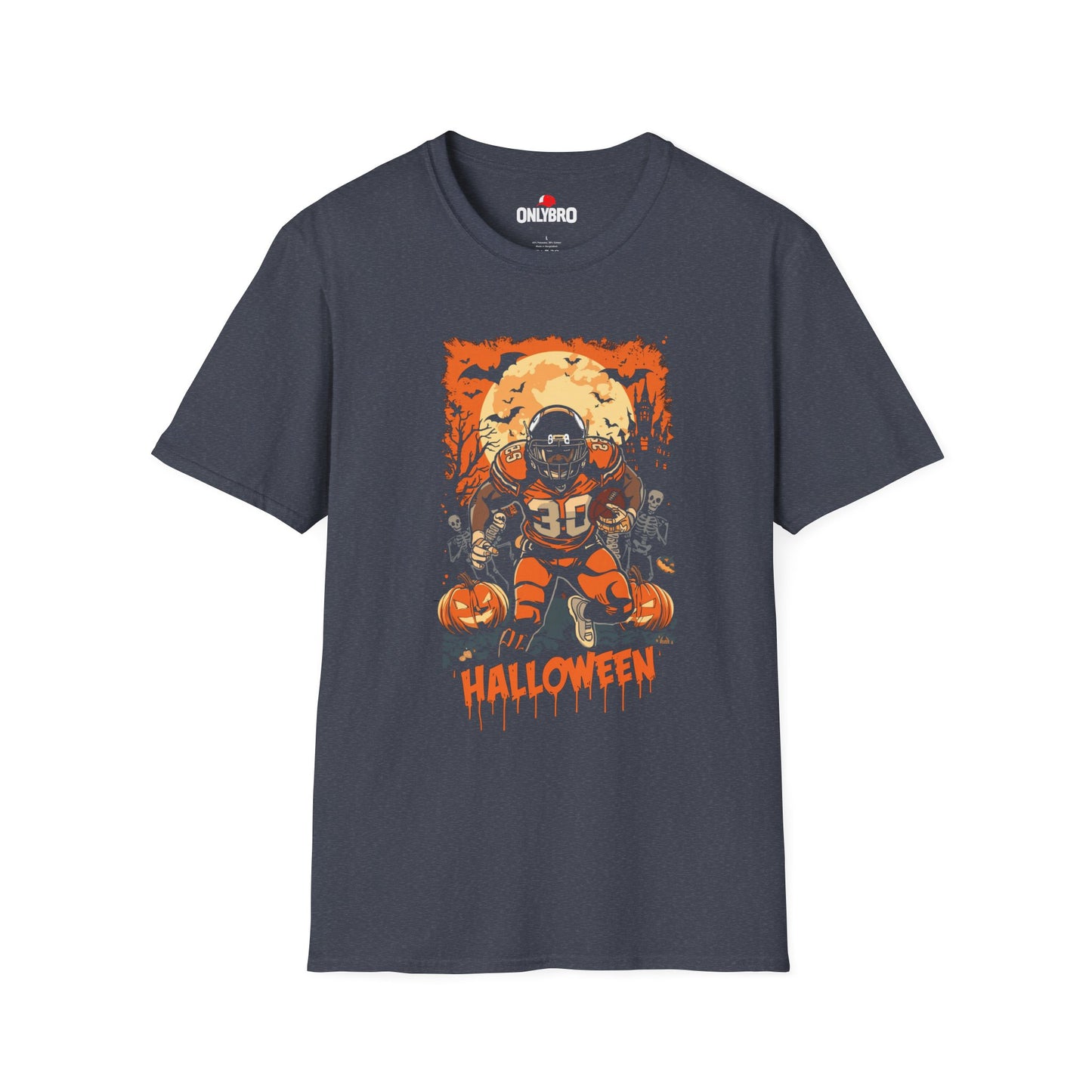Halloween Football Unisex Softstyle T-Shirt H13