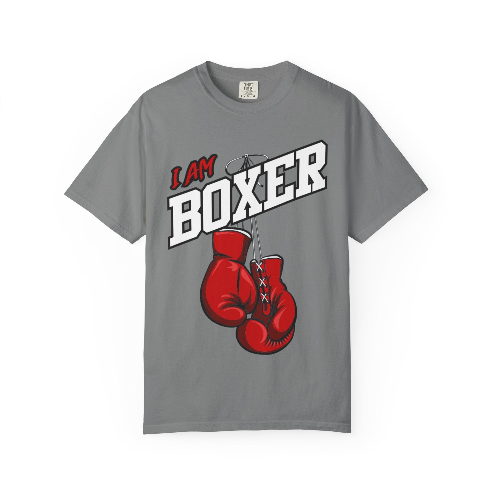 Koszulka unisex z nadrukiem "Boxing bx2 Therapy" barwiona na odzieży