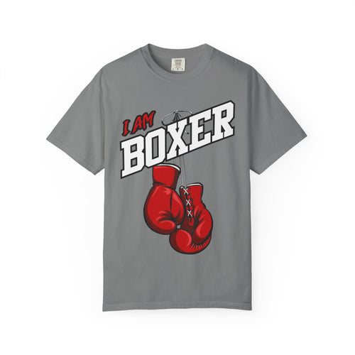 Koszulka unisex z nadrukiem "Boxing bx2 Therapy" barwiona na odzieży