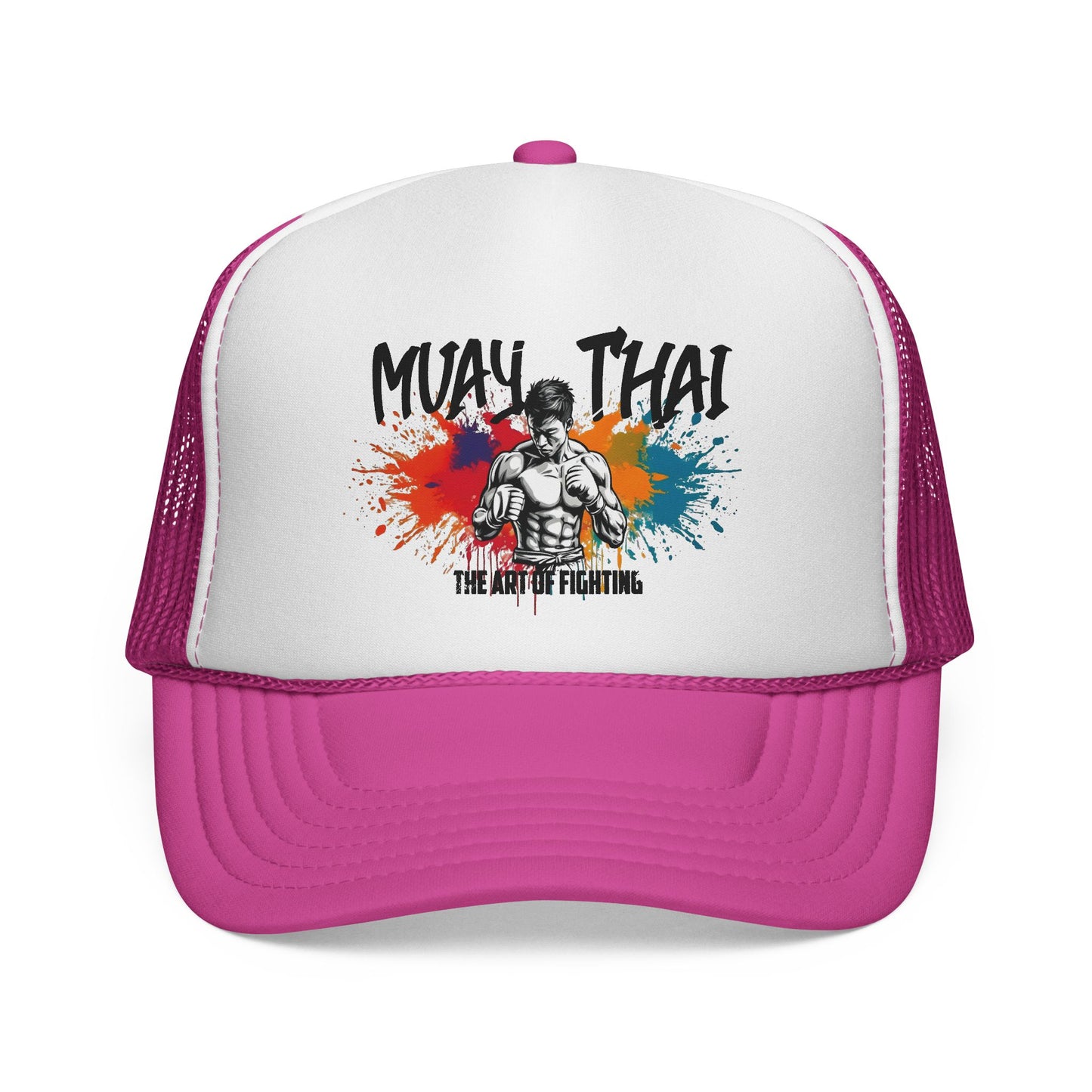 Czapka Muay Thai Trucker – Color Splash Fighter Mesh Hat