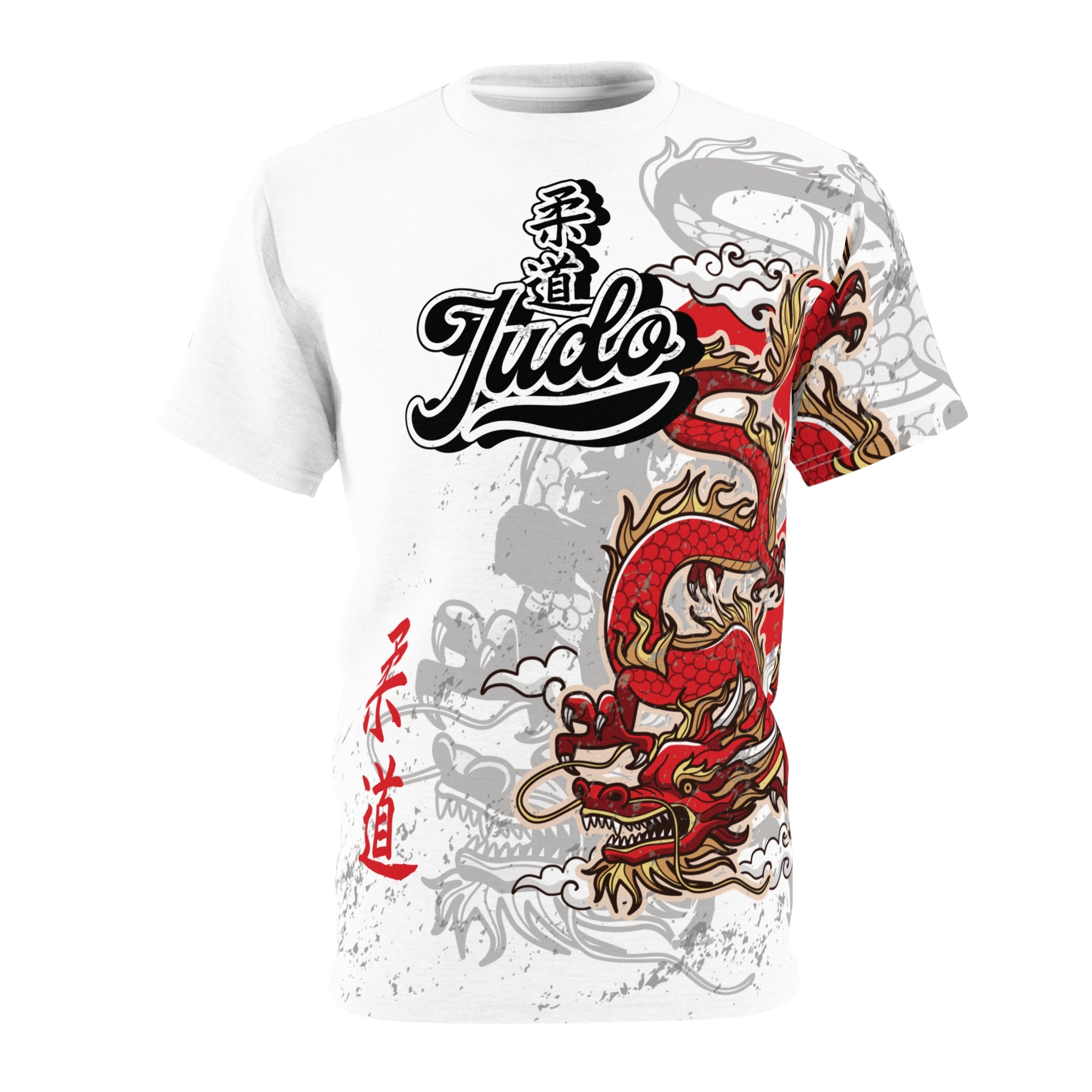 Unisex Judo z motywem smoka j14