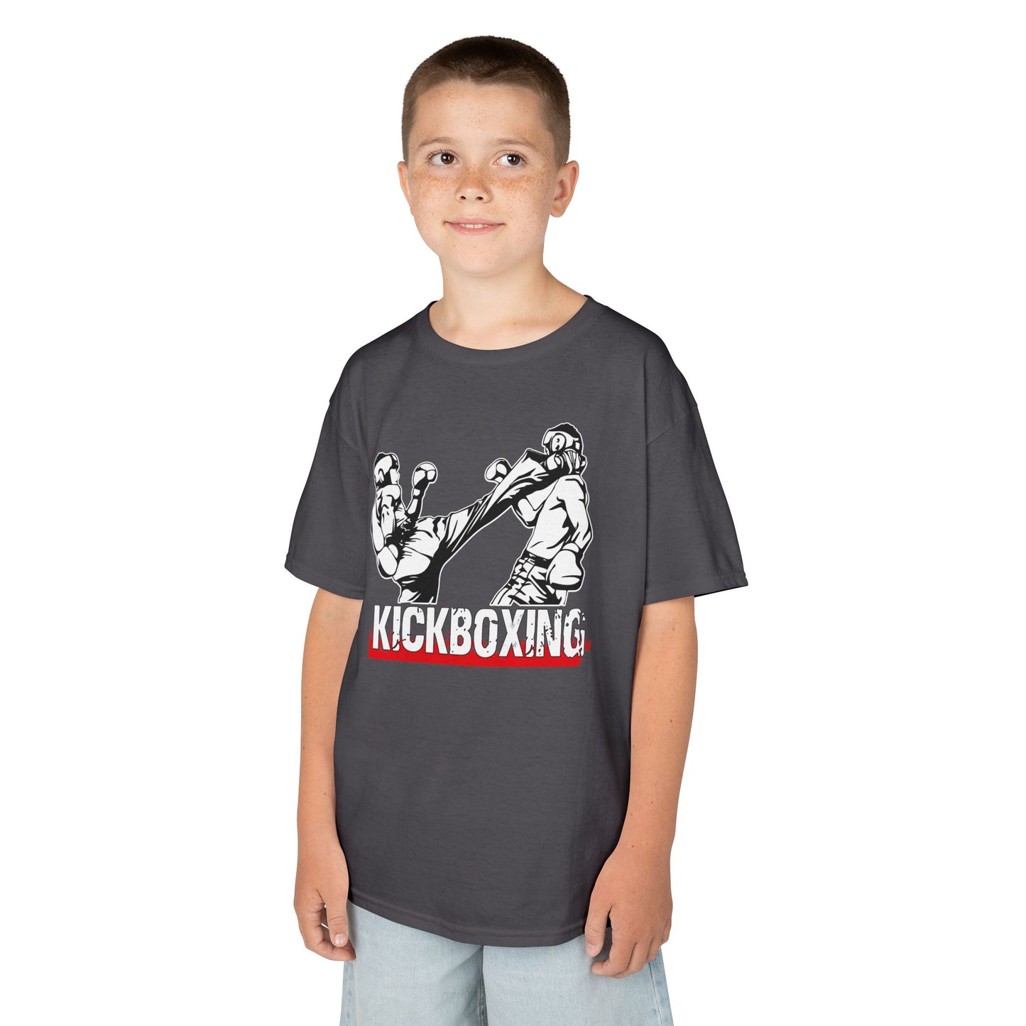Kids Kickboxing Cotton T-Shirt OnlyBro KB8