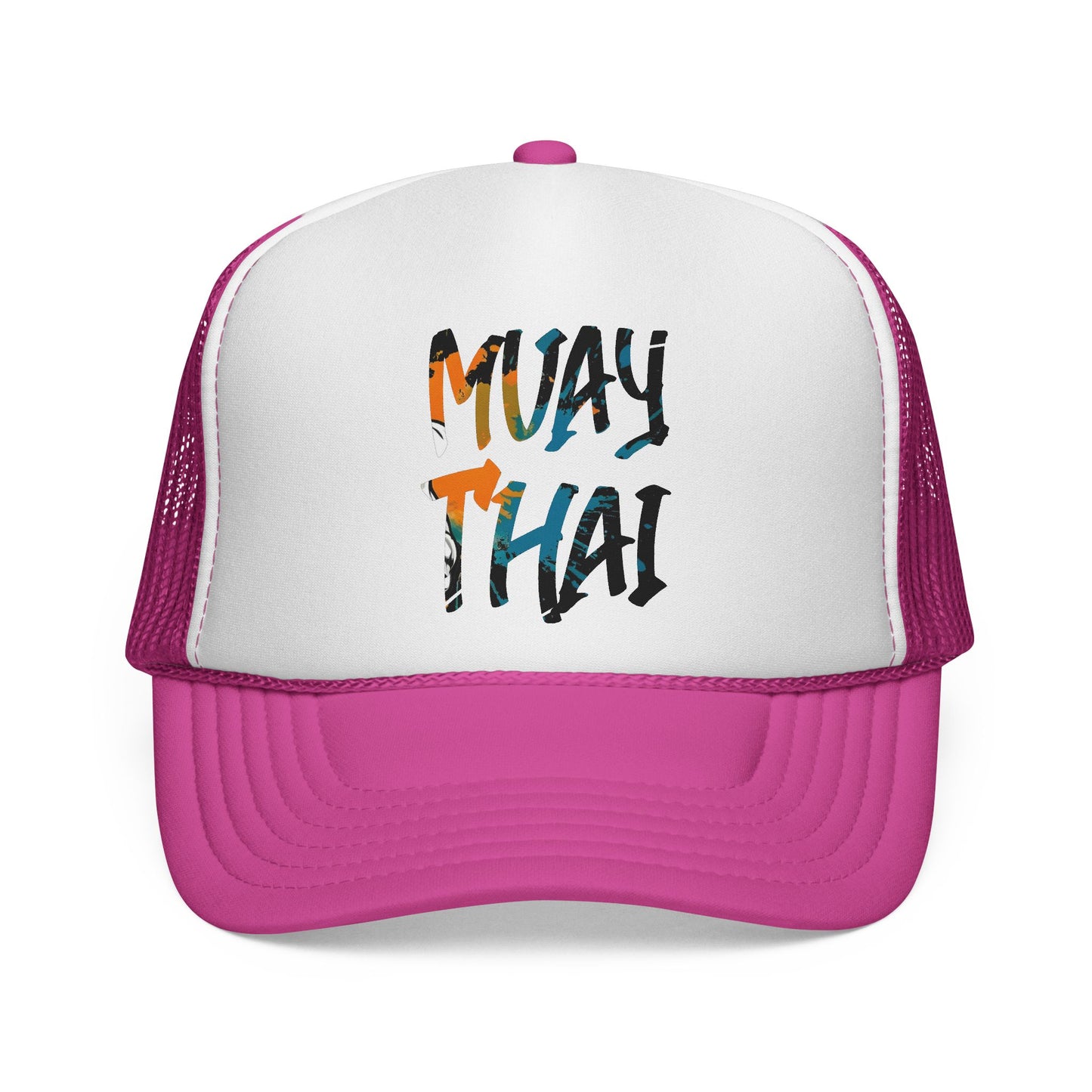 Muay Thai Trucker Cap – Breathable Mesh Snapback Hat for Fighters & Fans