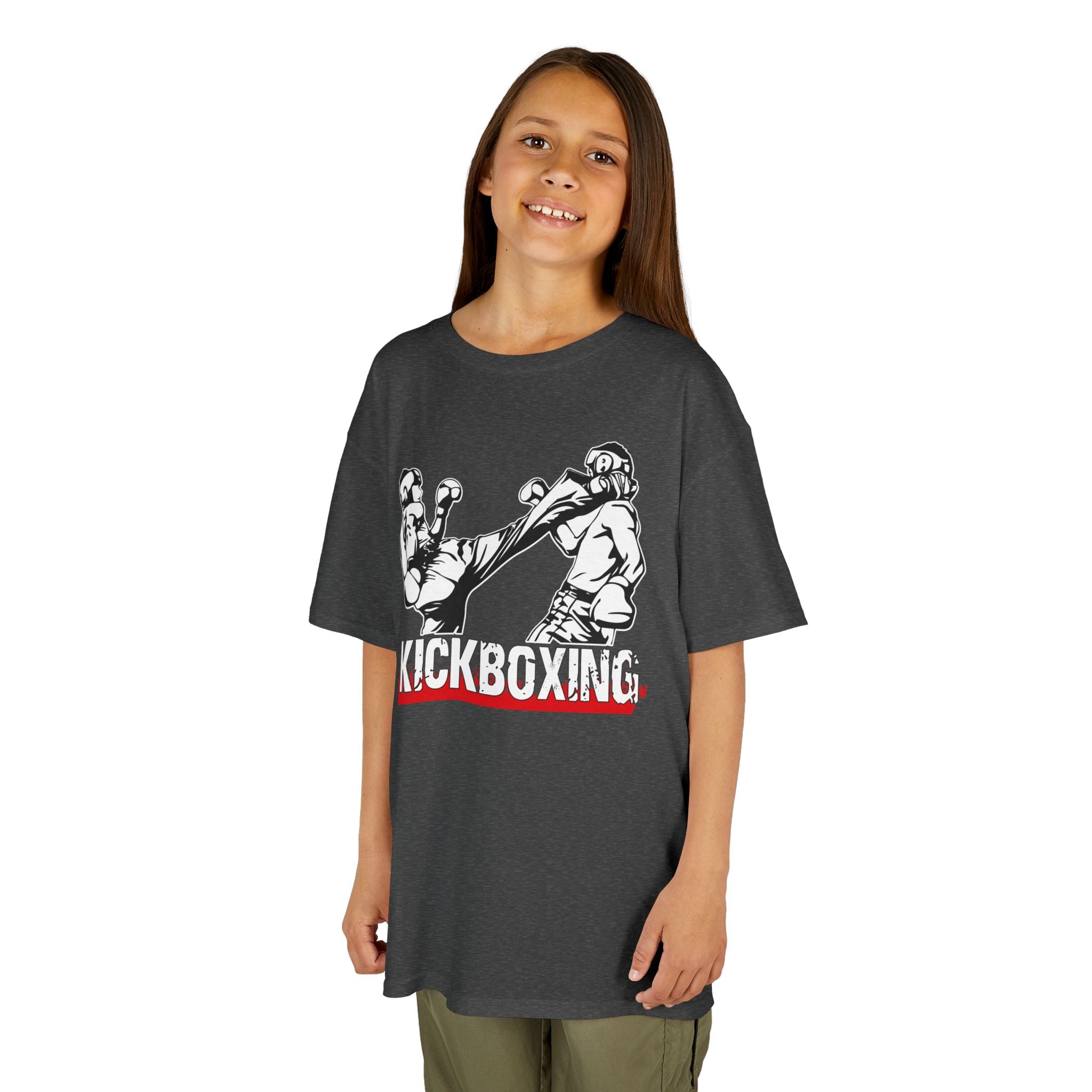 Dziecięca bawełniana koszulka do kickboxingu OnlyBro KB8