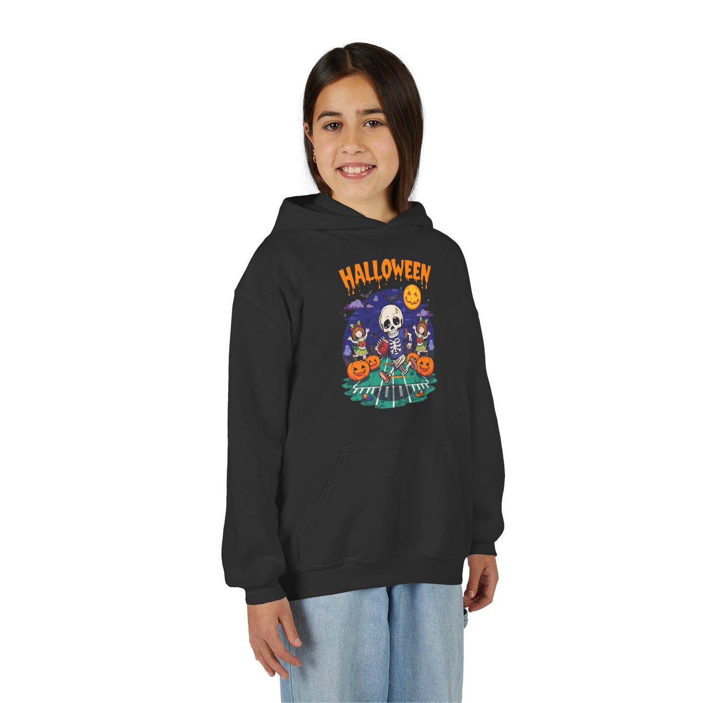 Kids Halloween Skeleton Youth Hoodie H15
