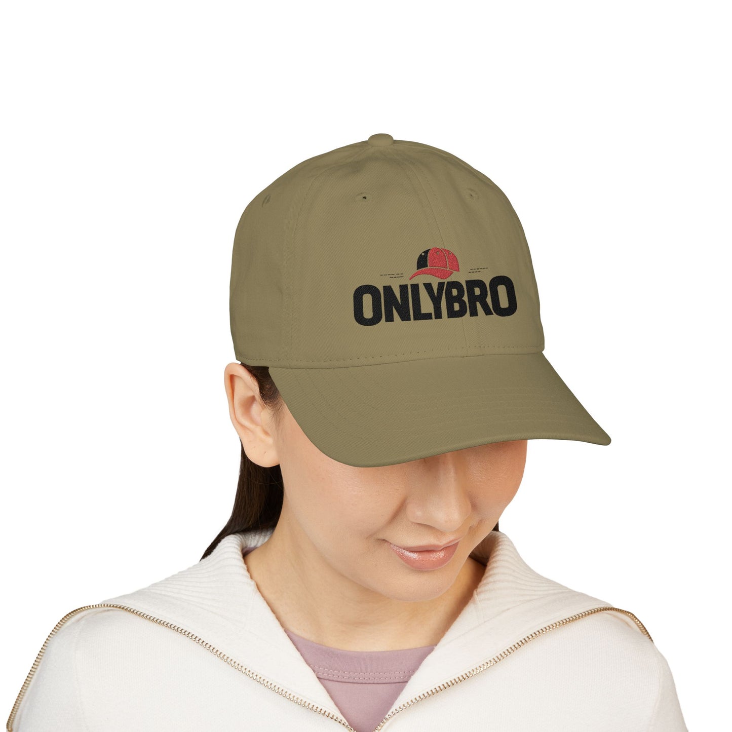 Organic Baseball Cap with 'ONLYBRO' Embroidery