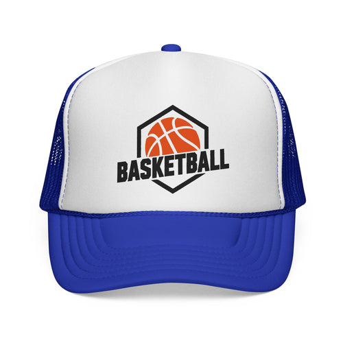 Czapka z daszkiem typu trucker do koszykówki — siateczkowa czapka z logo Retro Court