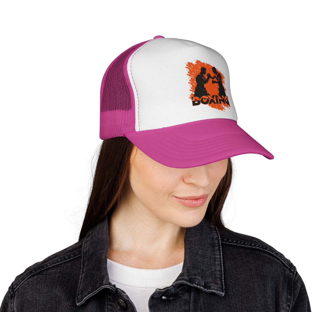 Czapka bokserska typu trucker — czapka bokserska w stylu vintage