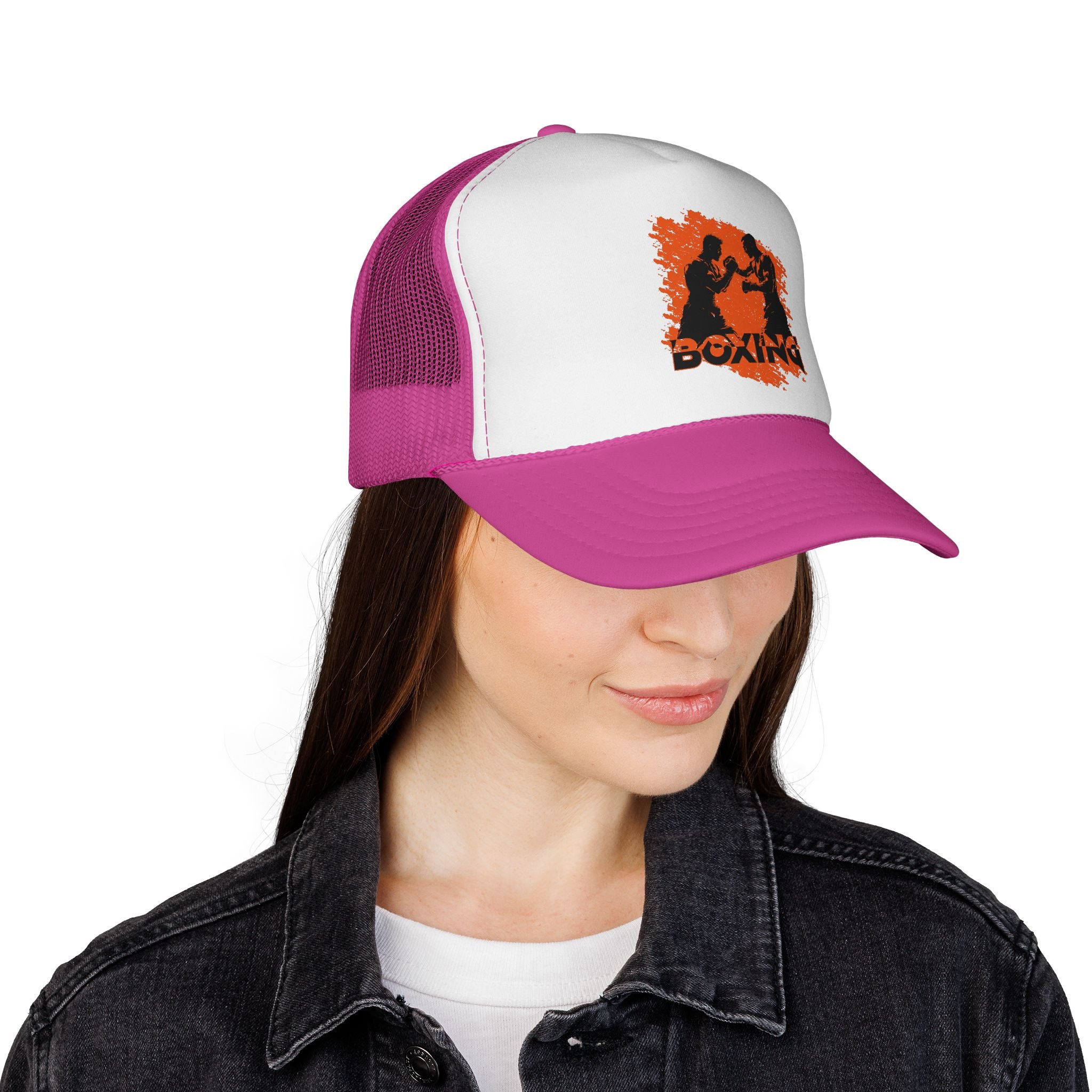 Czapka bokserska typu trucker — czapka bokserska w stylu vintage