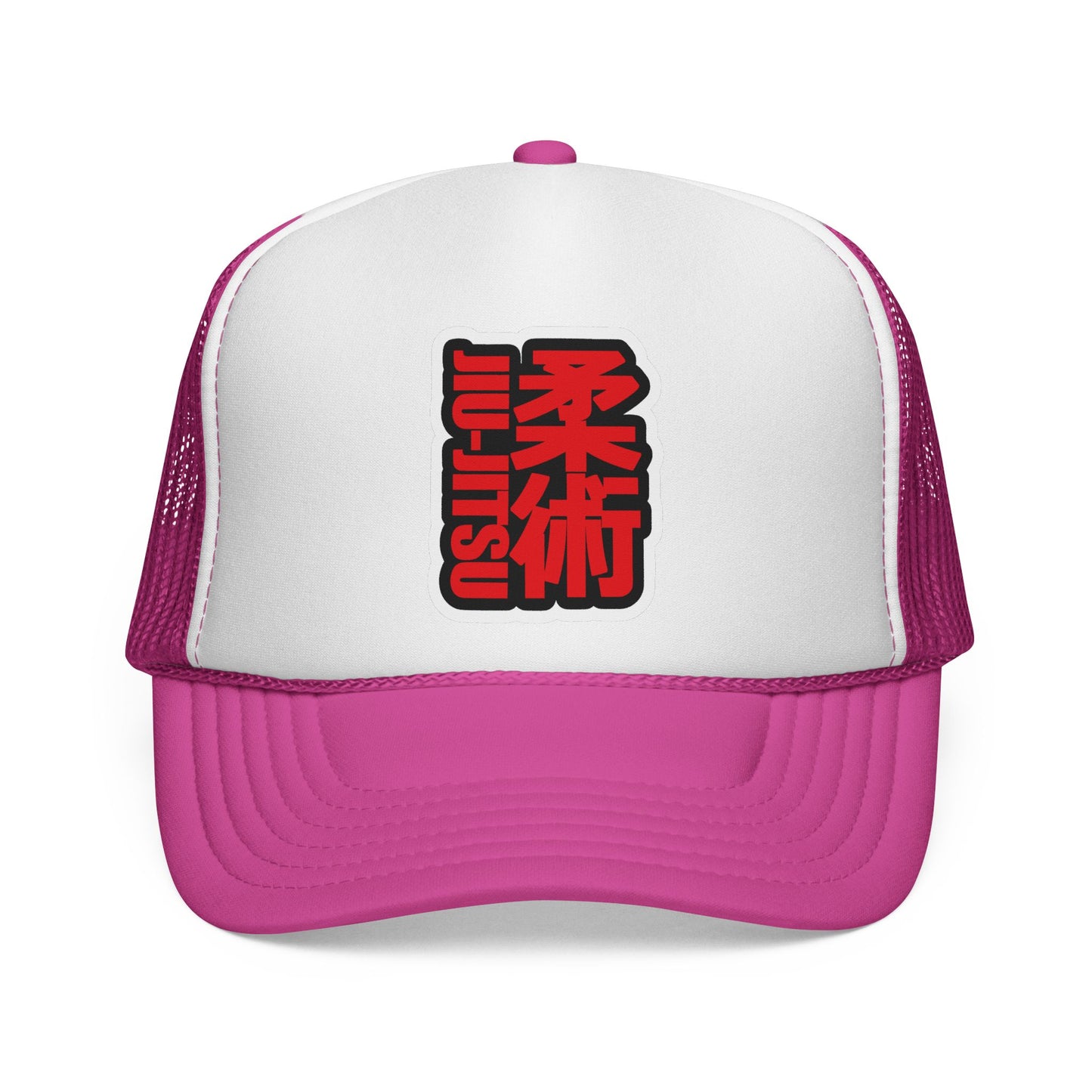 Czapka Jiu-Jitsu Trucker – czerwona czapka Kanji Martial Arts