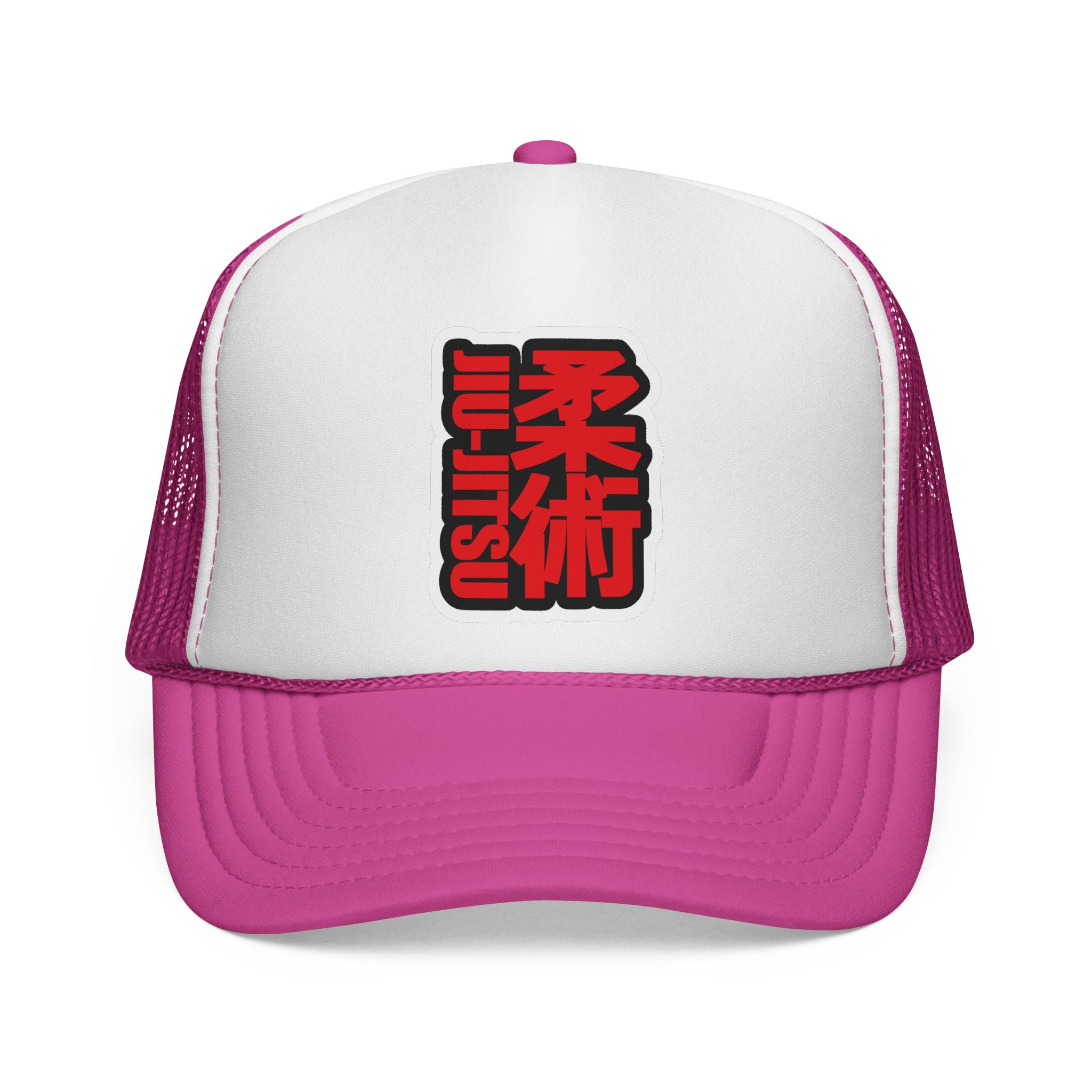 Czapka Jiu-Jitsu Trucker – czerwona czapka Kanji Martial Arts