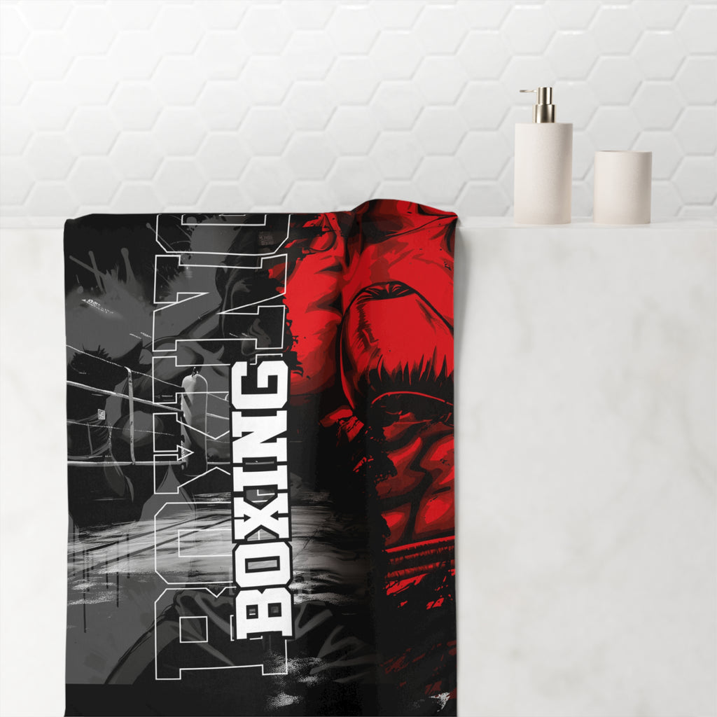 Ręcznik z norek i bawełny w stylu bokserskim TW1