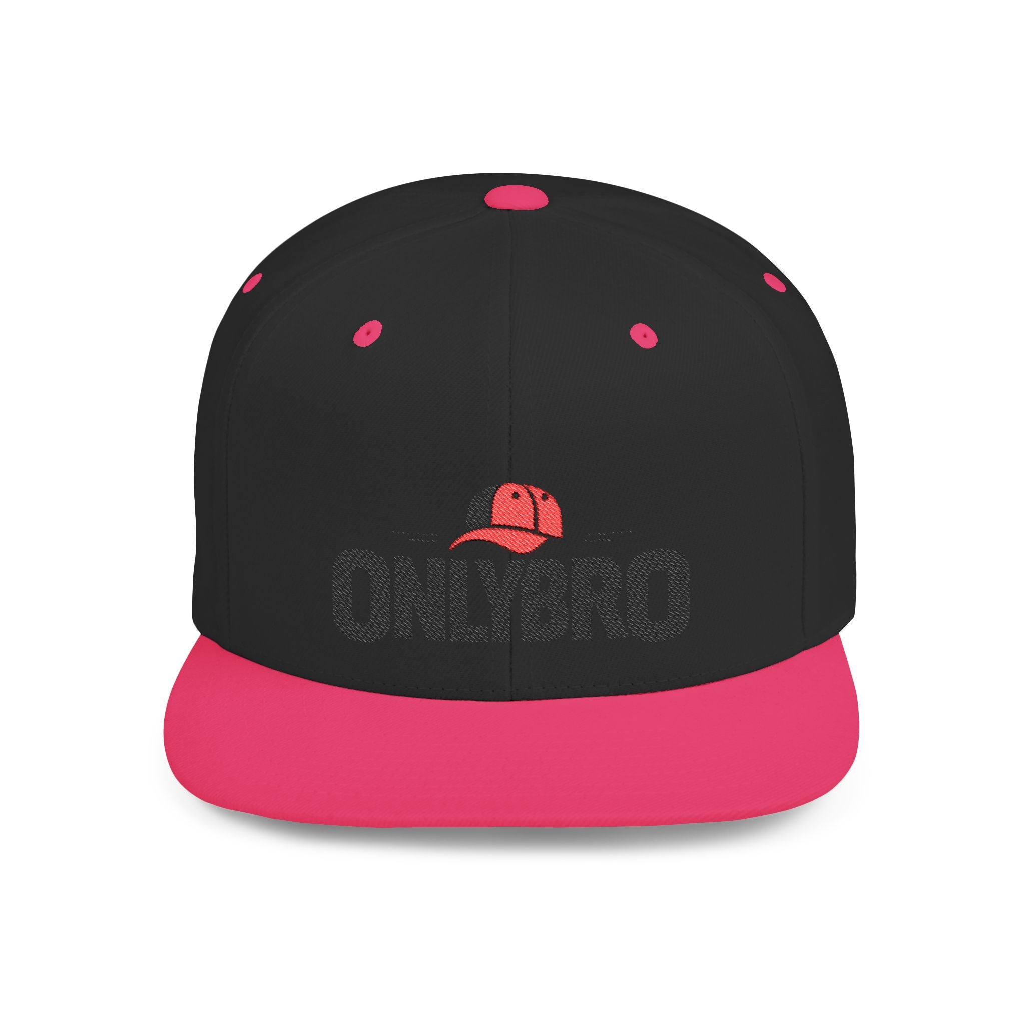 Nowoczesna czapka typu snapback z płaskim daszkiem - ONLYBRO