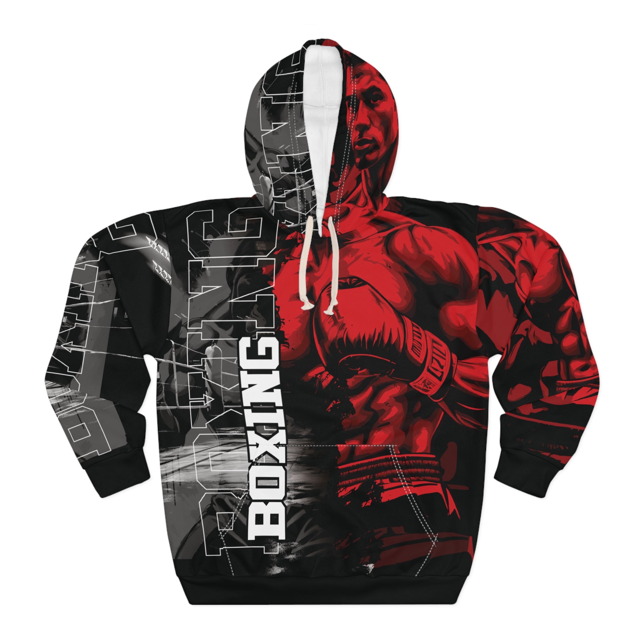 Bluza z kapturem unisex w stylu bokserskim BX13