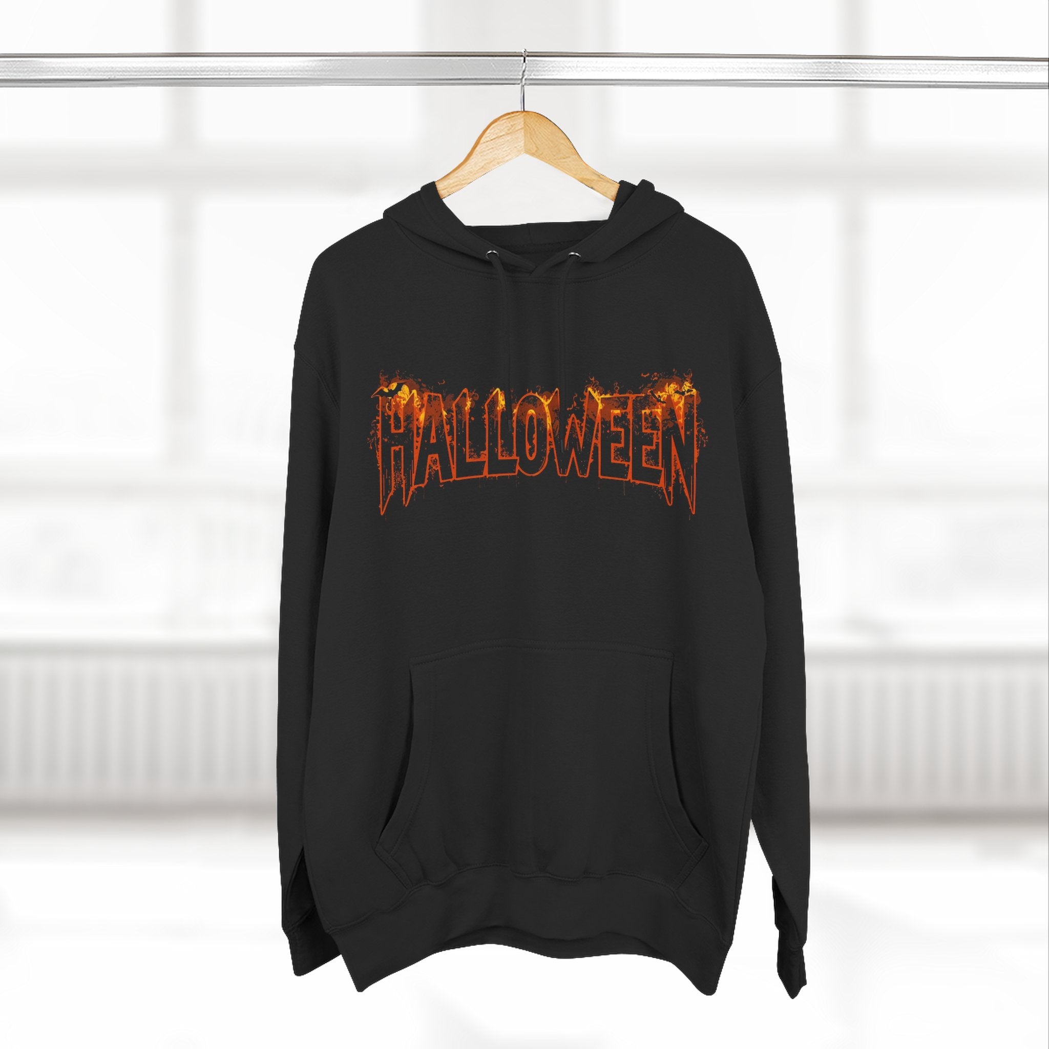 Męska bluza z kapturem z polaru trzypanelowego na Halloween H7