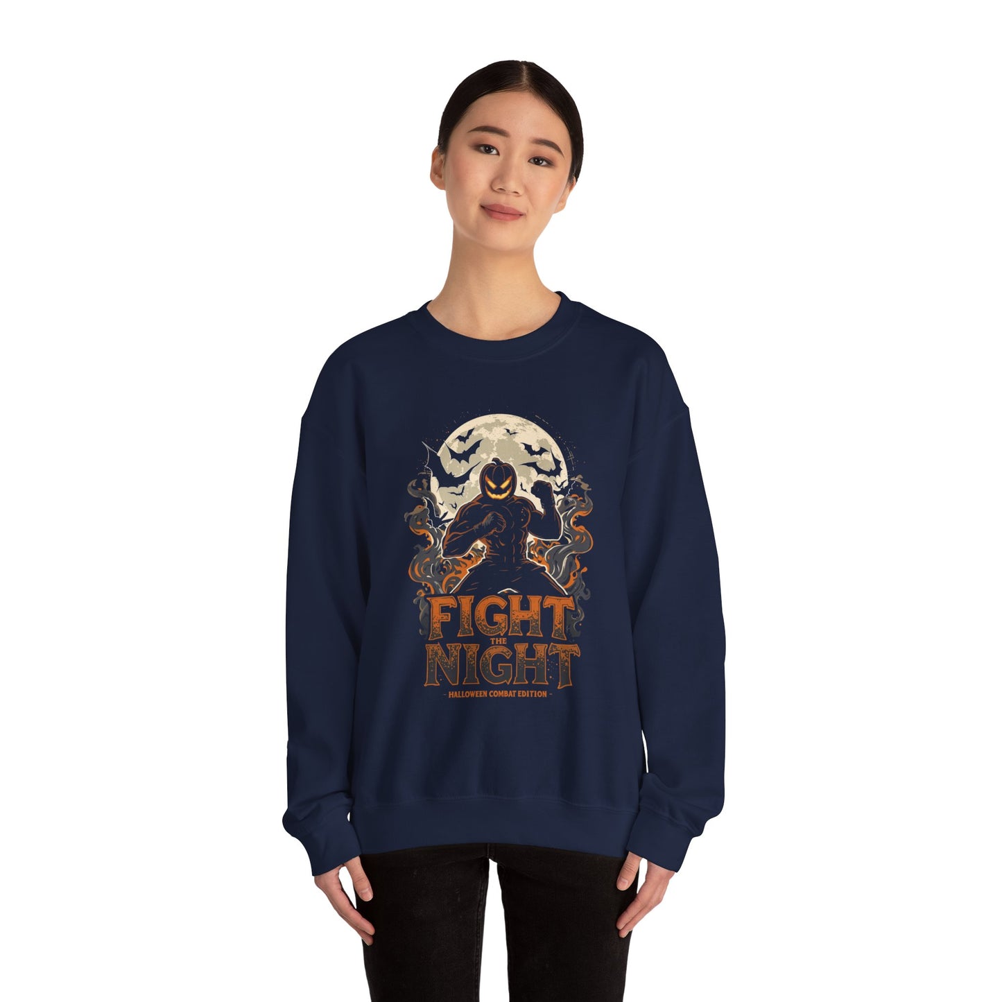 Halloween Fight Night Crewneck Sweatshirt H18