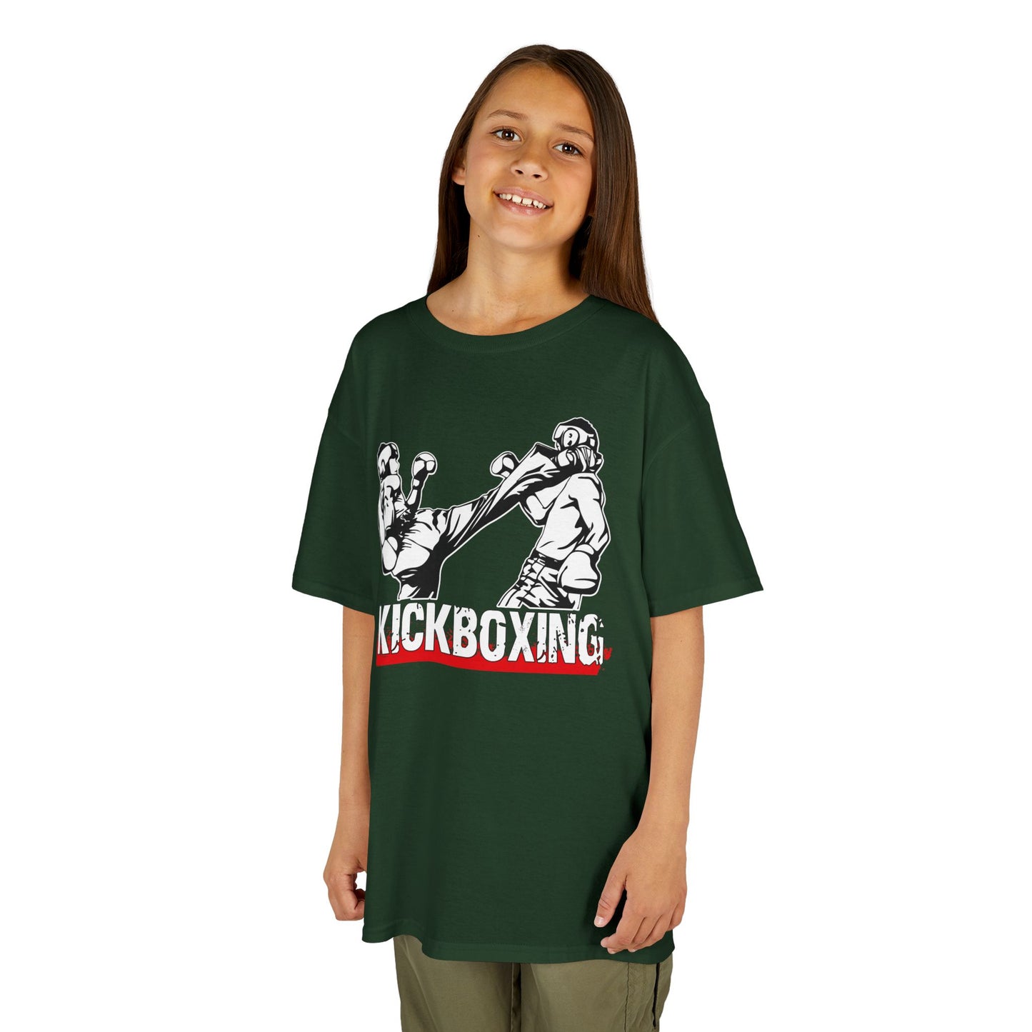 Kids Kickboxing Cotton T-Shirt OnlyBro KB8