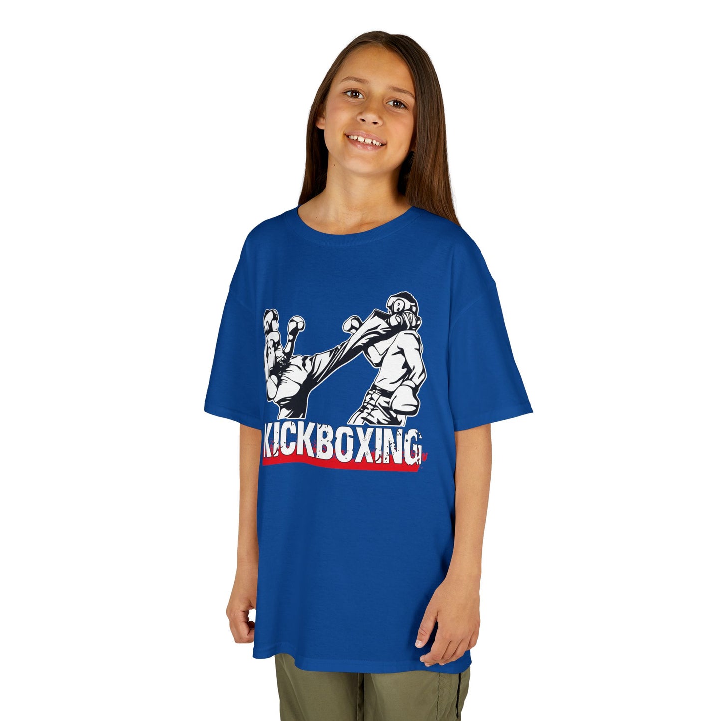Kids Kickboxing Cotton T-Shirt OnlyBro KB8