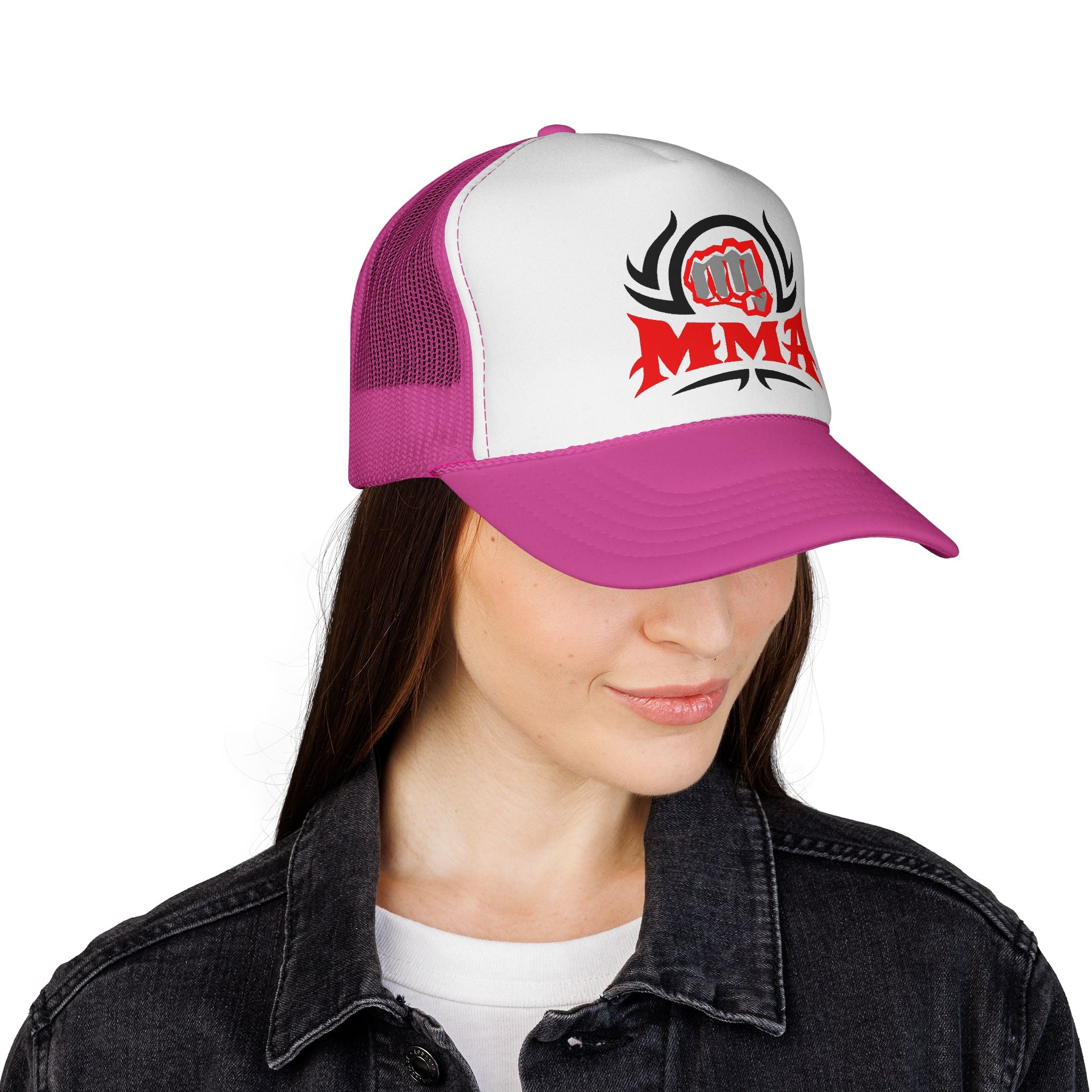 MMA Fist Trucker Cap – Mixed Martial Arts Mesh-Back Hat