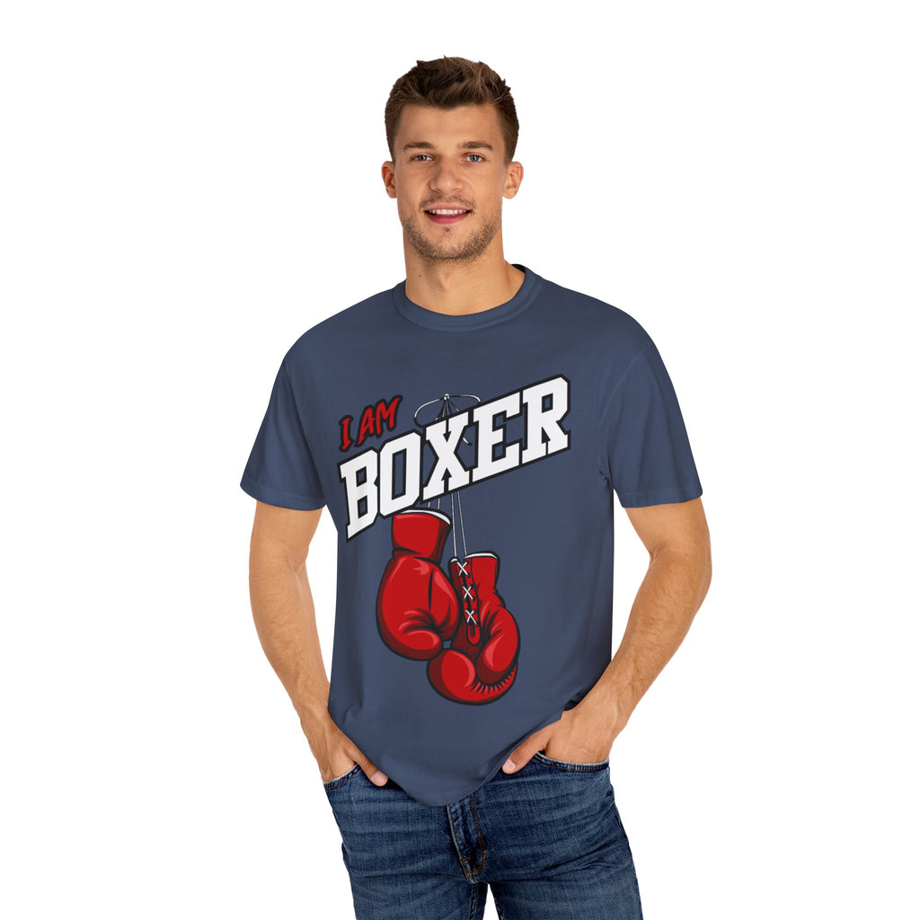 Koszulka unisex z nadrukiem "Boxing bx2 Therapy" barwiona na odzieży