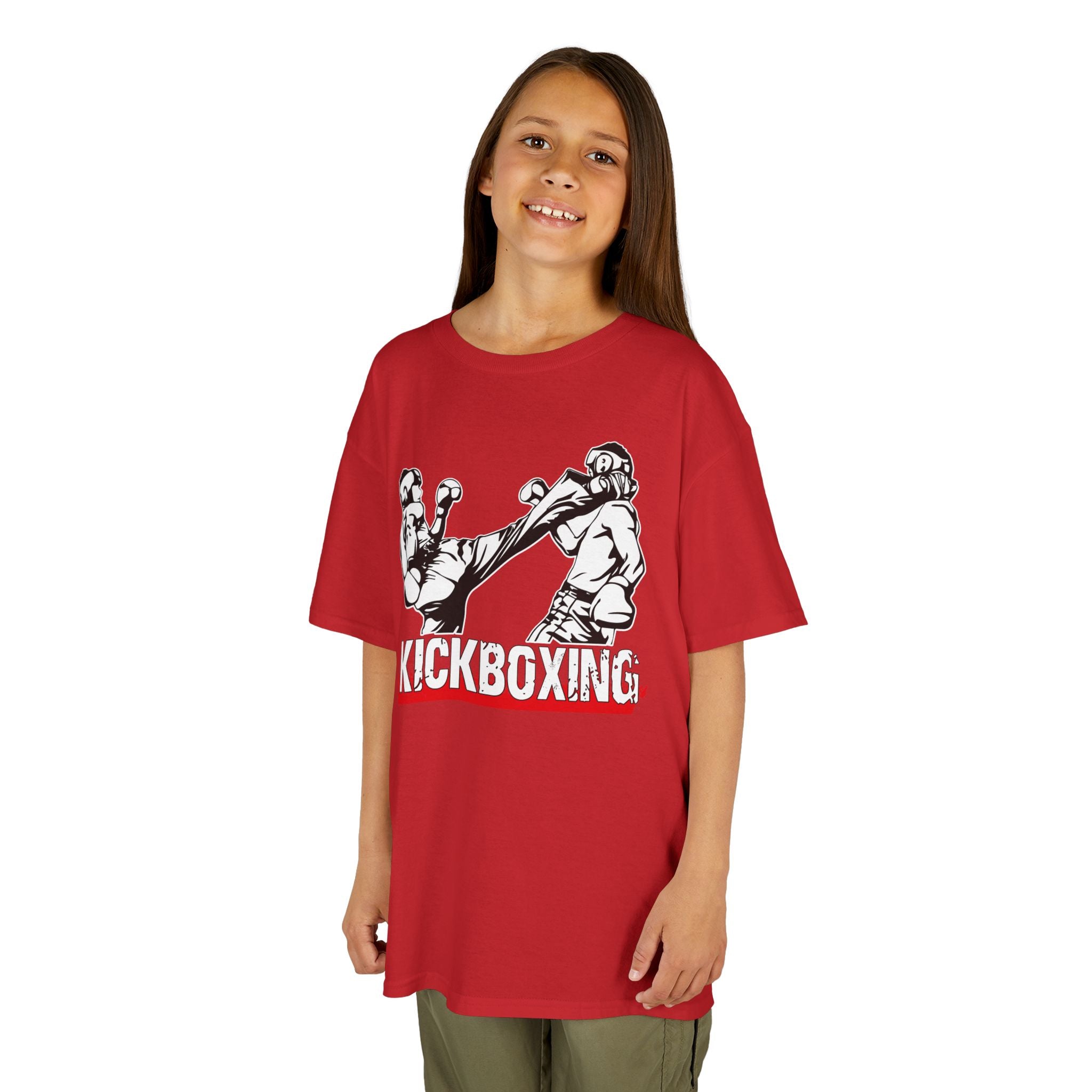 Dziecięca bawełniana koszulka do kickboxingu OnlyBro KB8