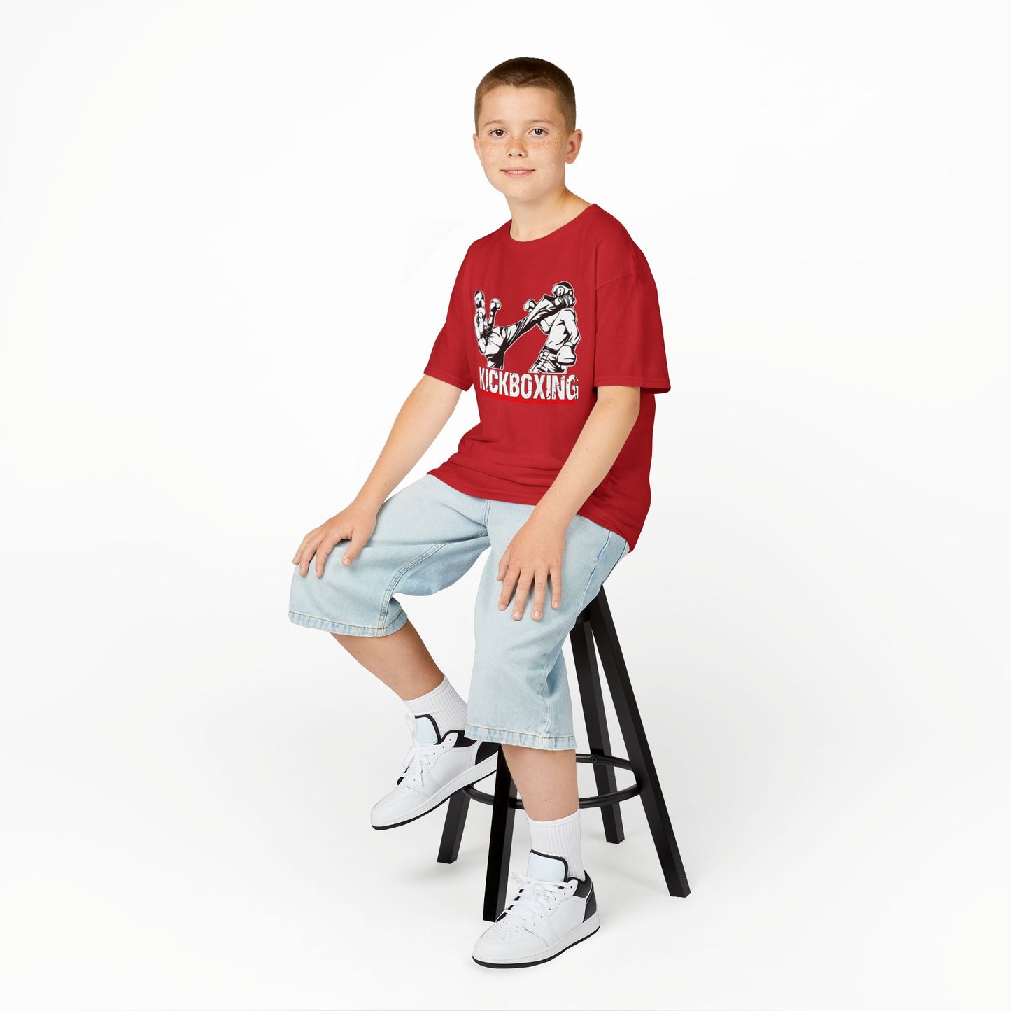 Kids Kickboxing Cotton T-Shirt OnlyBro KB8