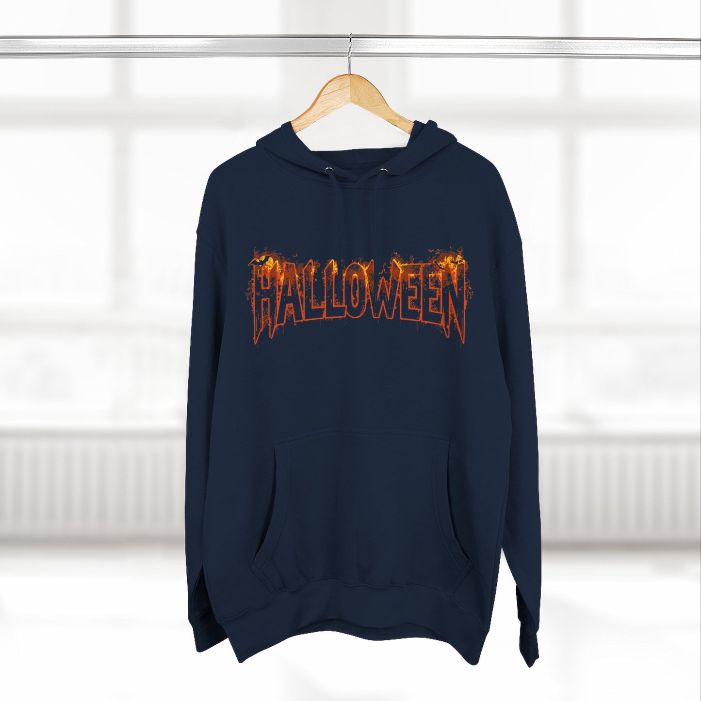 Men Halloween Three-Panel Fleece Hoodie H7
