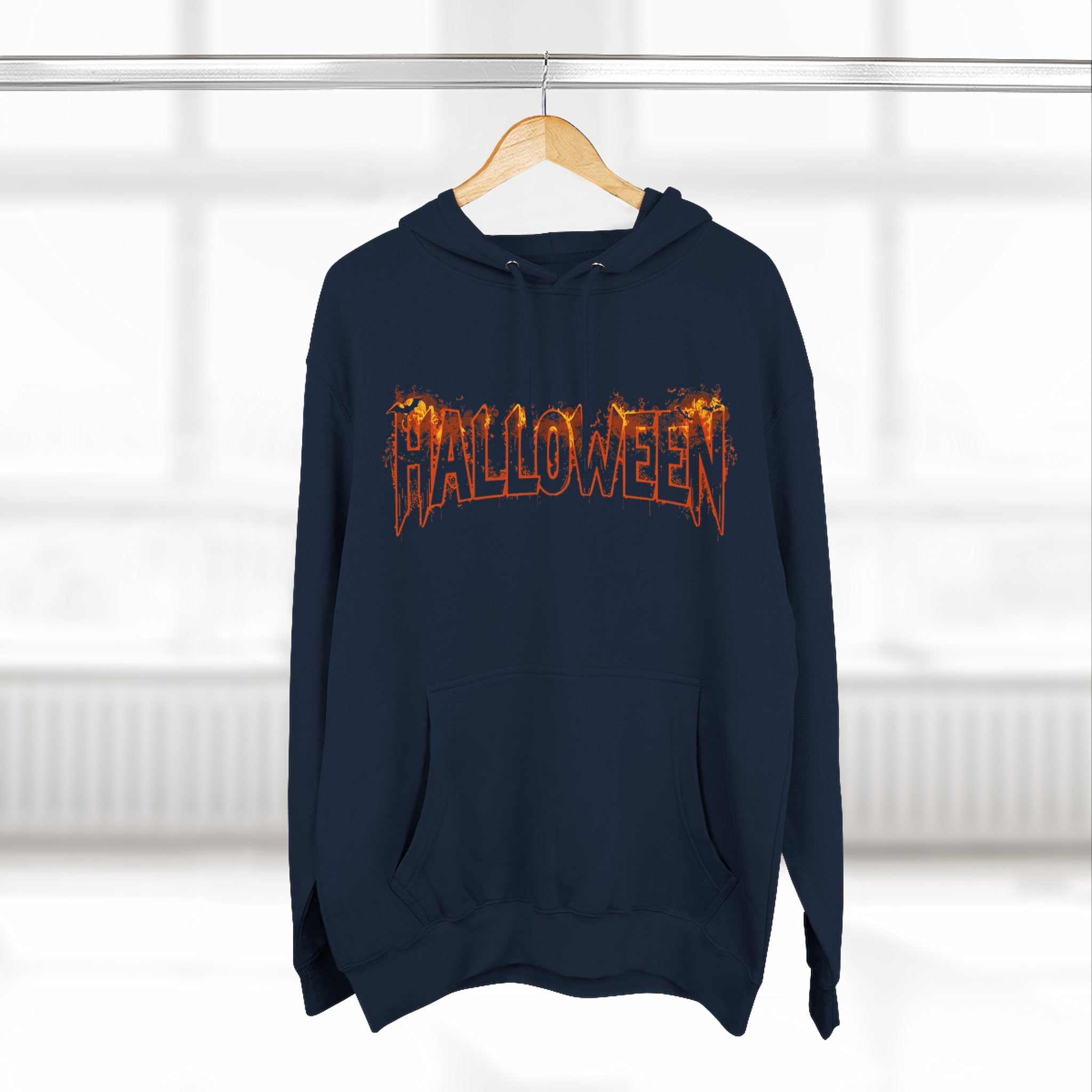 Męska bluza z kapturem z polaru trzypanelowego na Halloween H7