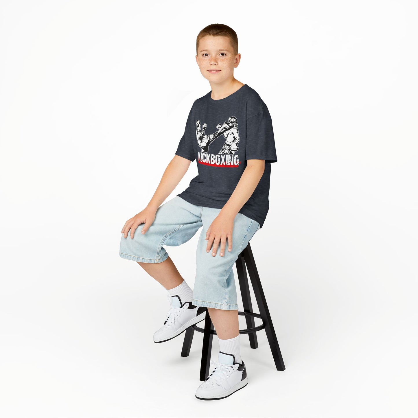 Kids Kickboxing Cotton T-Shirt OnlyBro KB8
