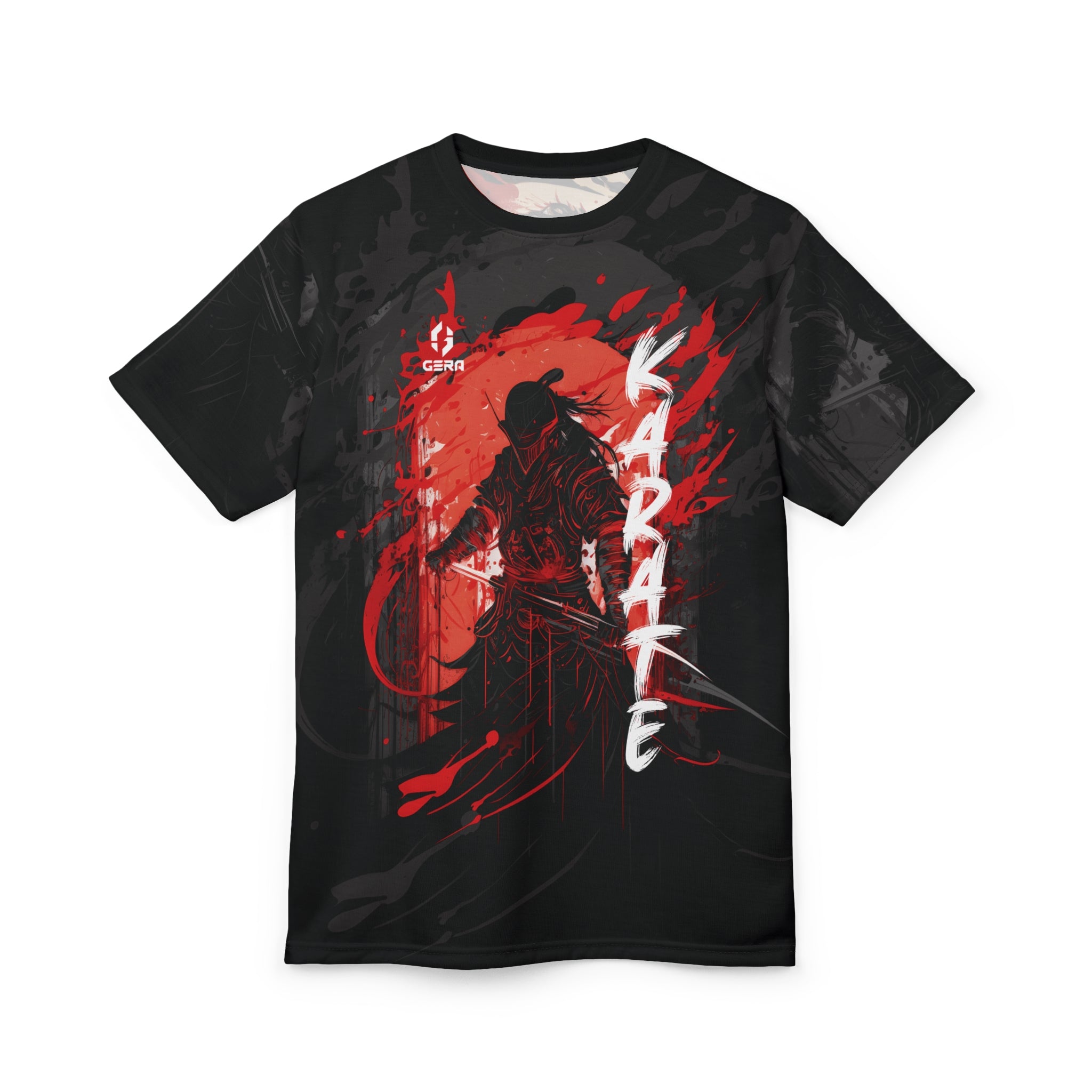 Koszulka Karate Unisex Cut &amp; Sew – odważna koszulka z grafiką dla entuzjastów sztuk walki
