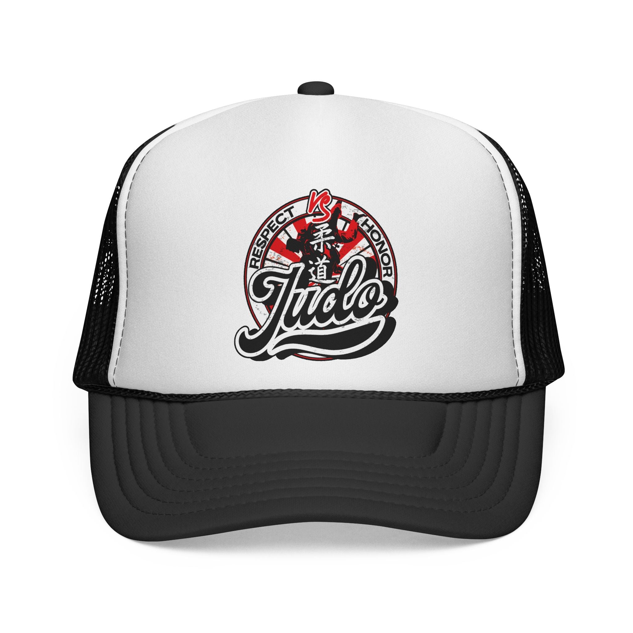 Czapka typu trucker z judo – czapka z siateczki Respect Honor Martial Arts