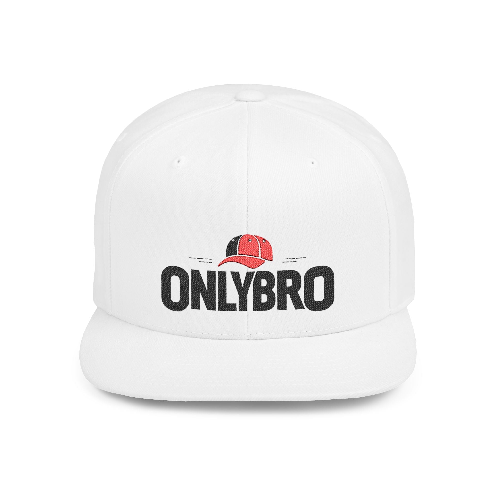 Nowoczesna czapka typu snapback z płaskim daszkiem - ONLYBRO