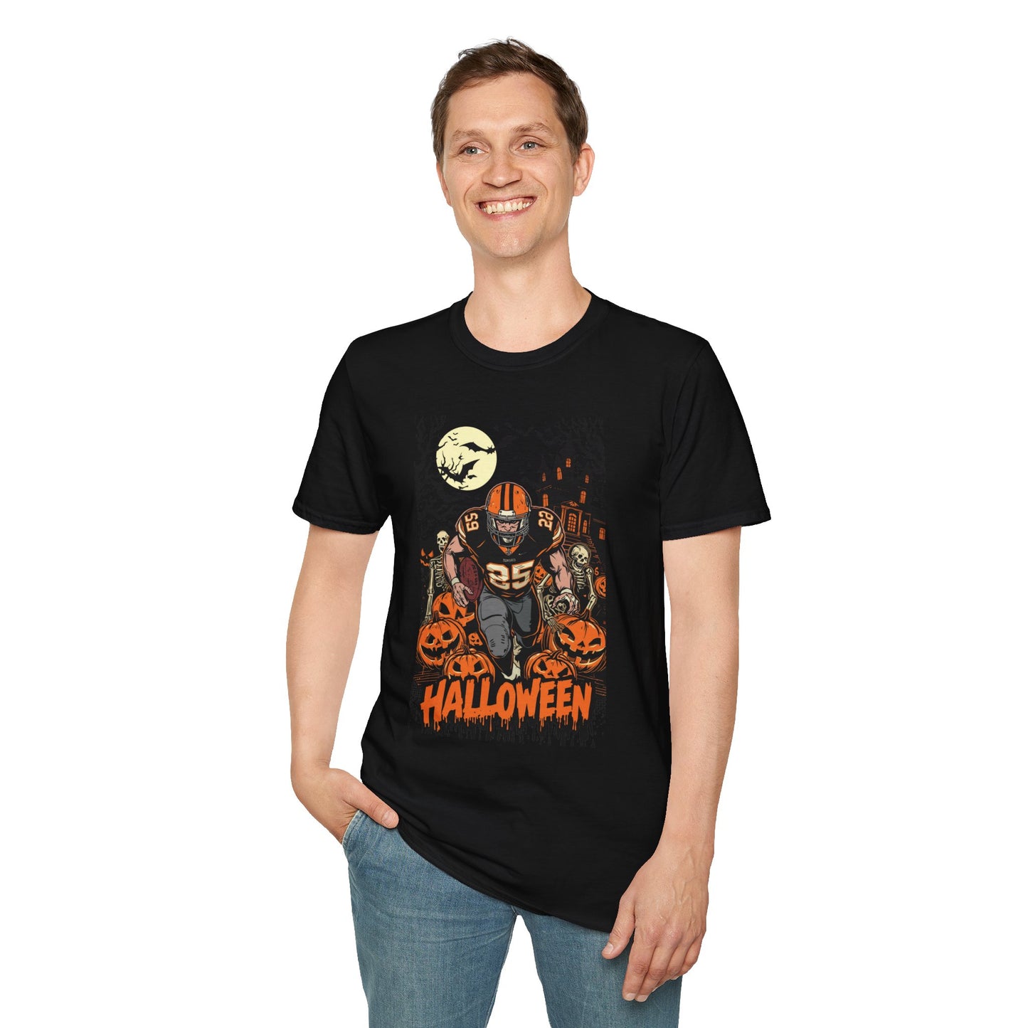 Halloween Football Unisex T-Shirt H10